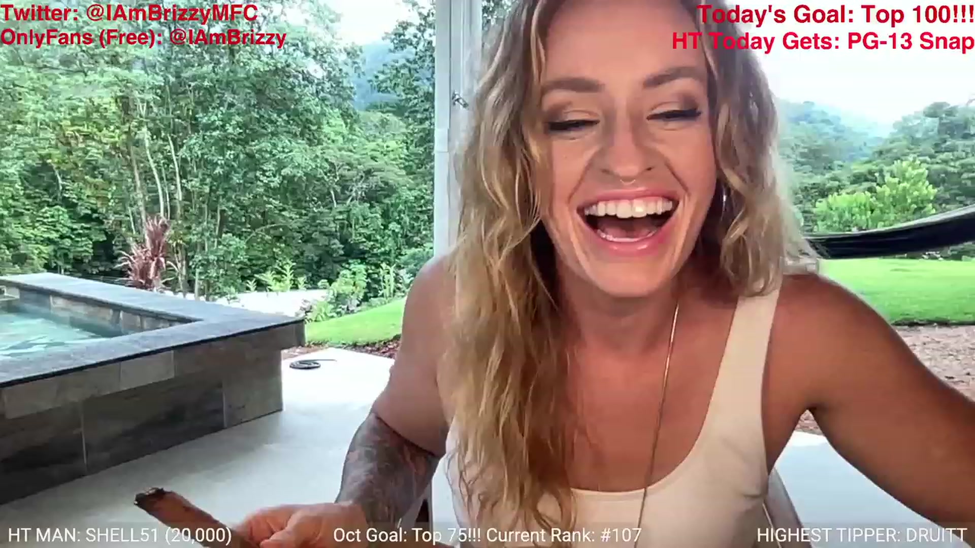 Gallery image thumbnail from Brizzy's myfreecams stream on, 10/23/2023, 23:02 image 6 of 20
