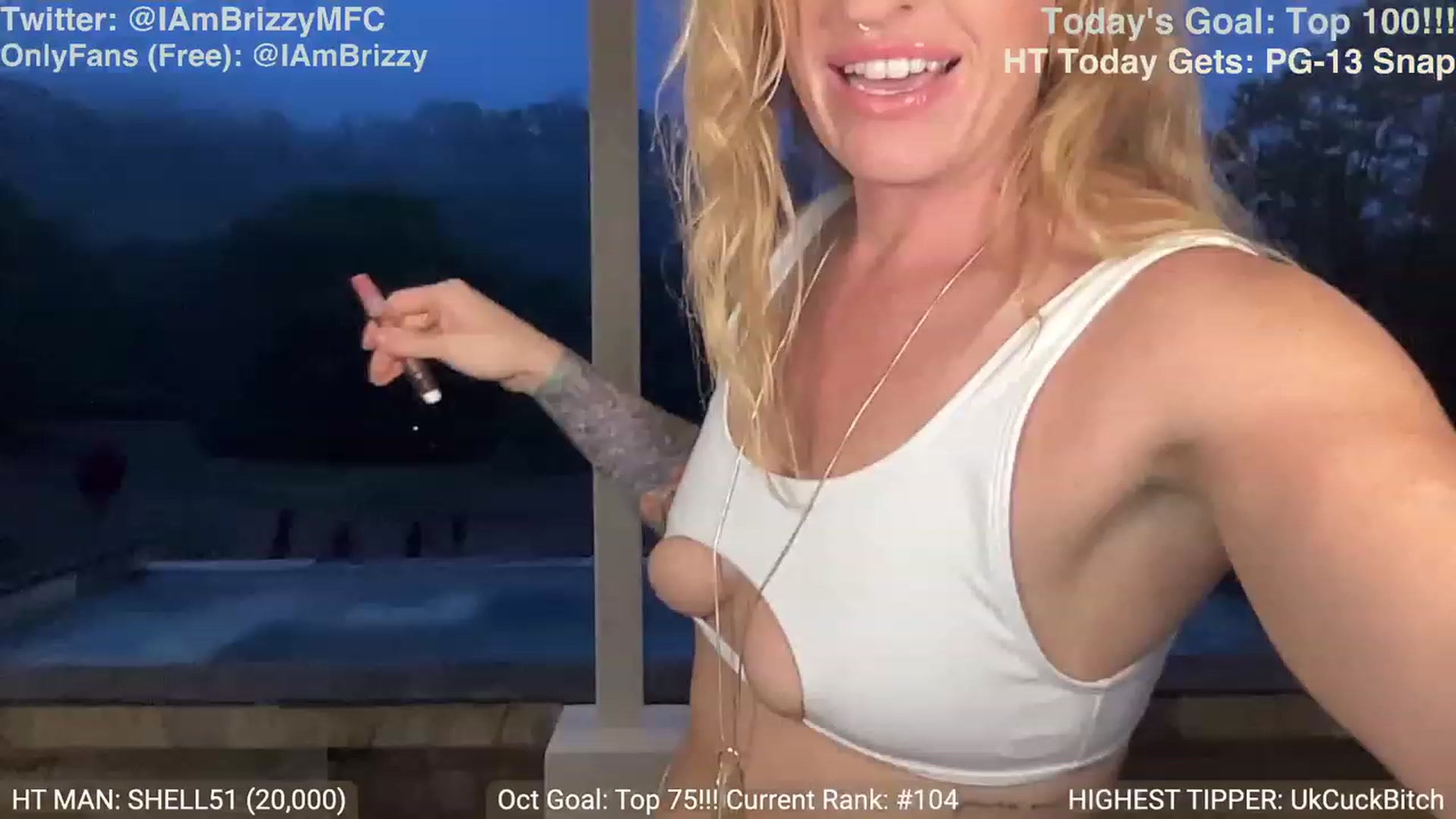 Gallery image thumbnail from Brizzy's myfreecams stream on, 10/23/2023, 23:22 image 11 of 20