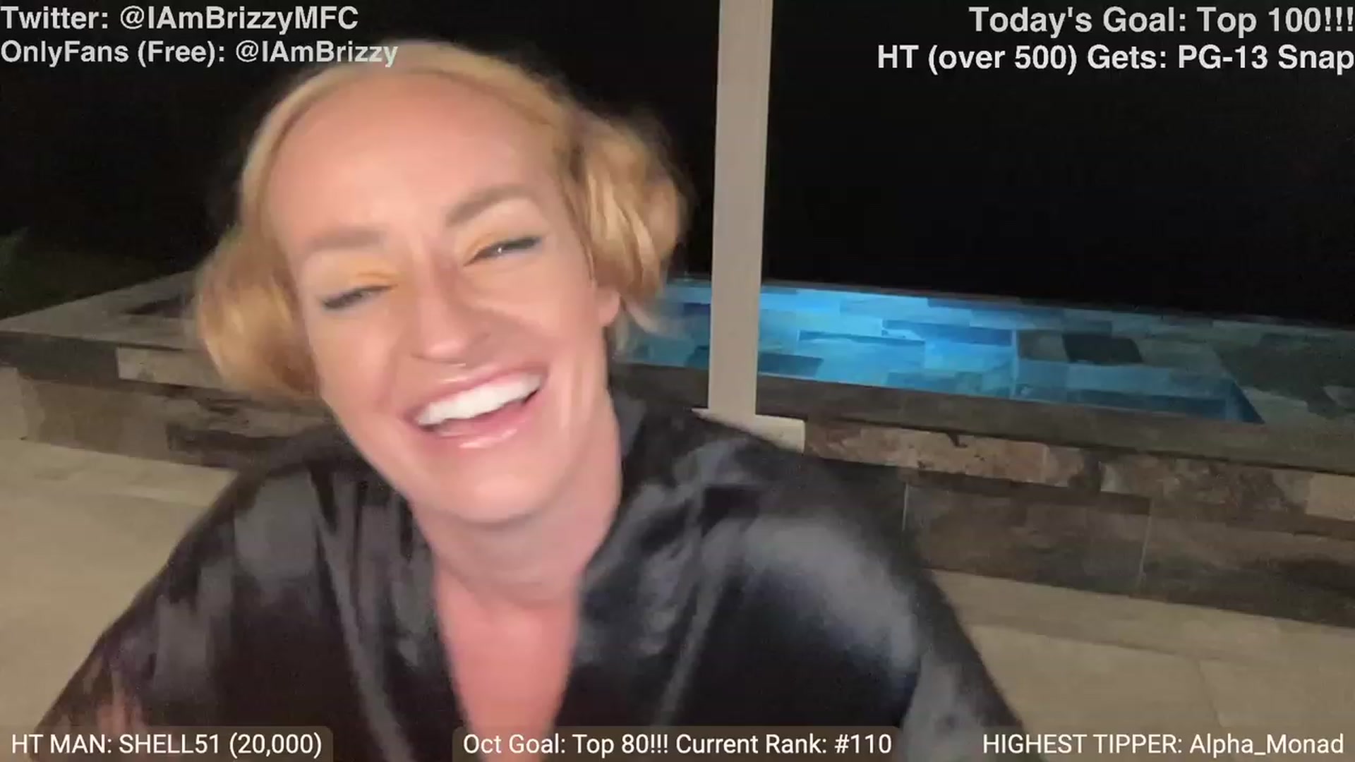 Gallery image thumbnail from Brizzy's myfreecams stream on, 10/26/2023, 02:04 image 6 of 20