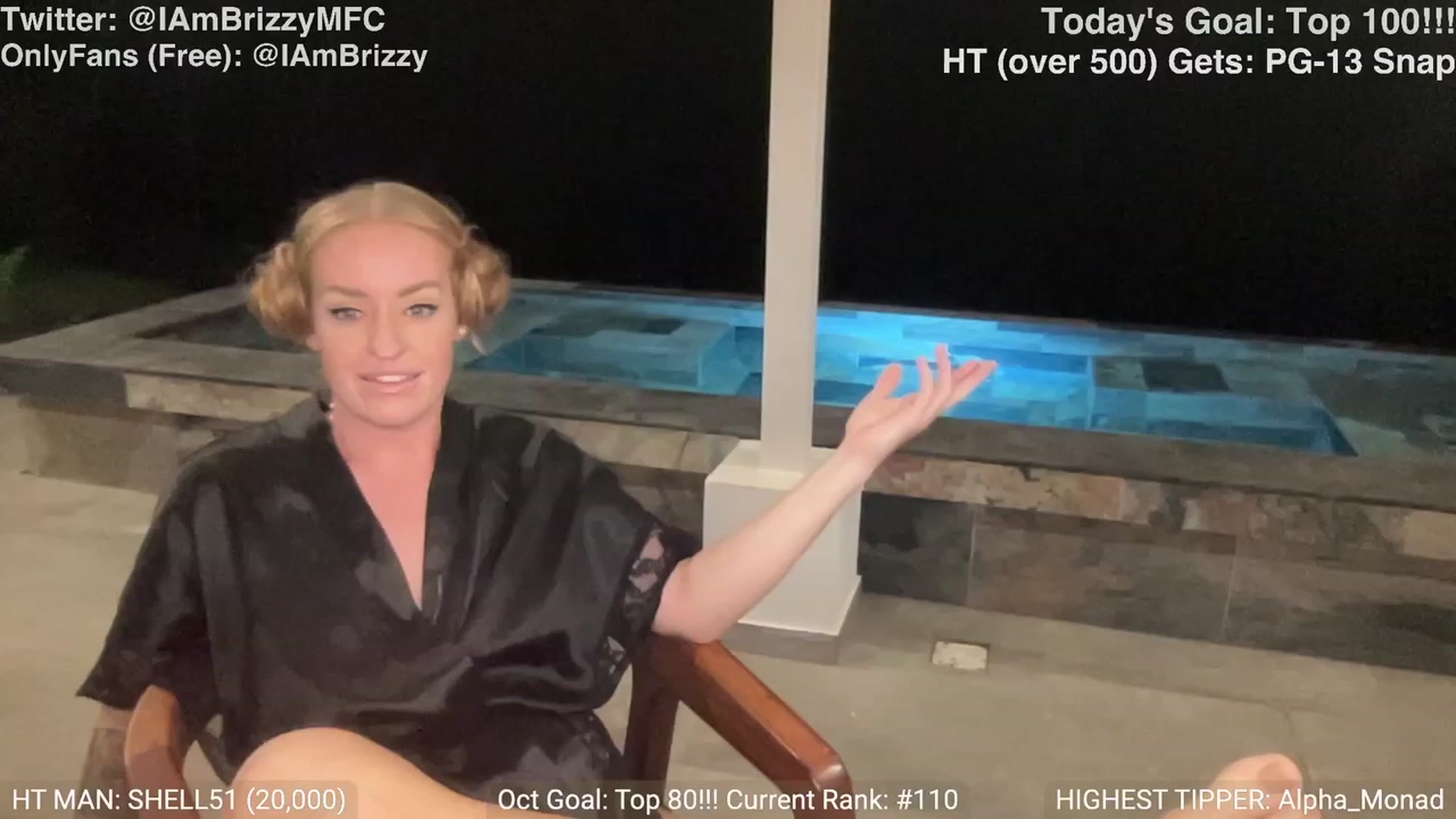 Gallery image thumbnail from Brizzy's myfreecams stream on, 10/26/2023, 02:04 image 3 of 20