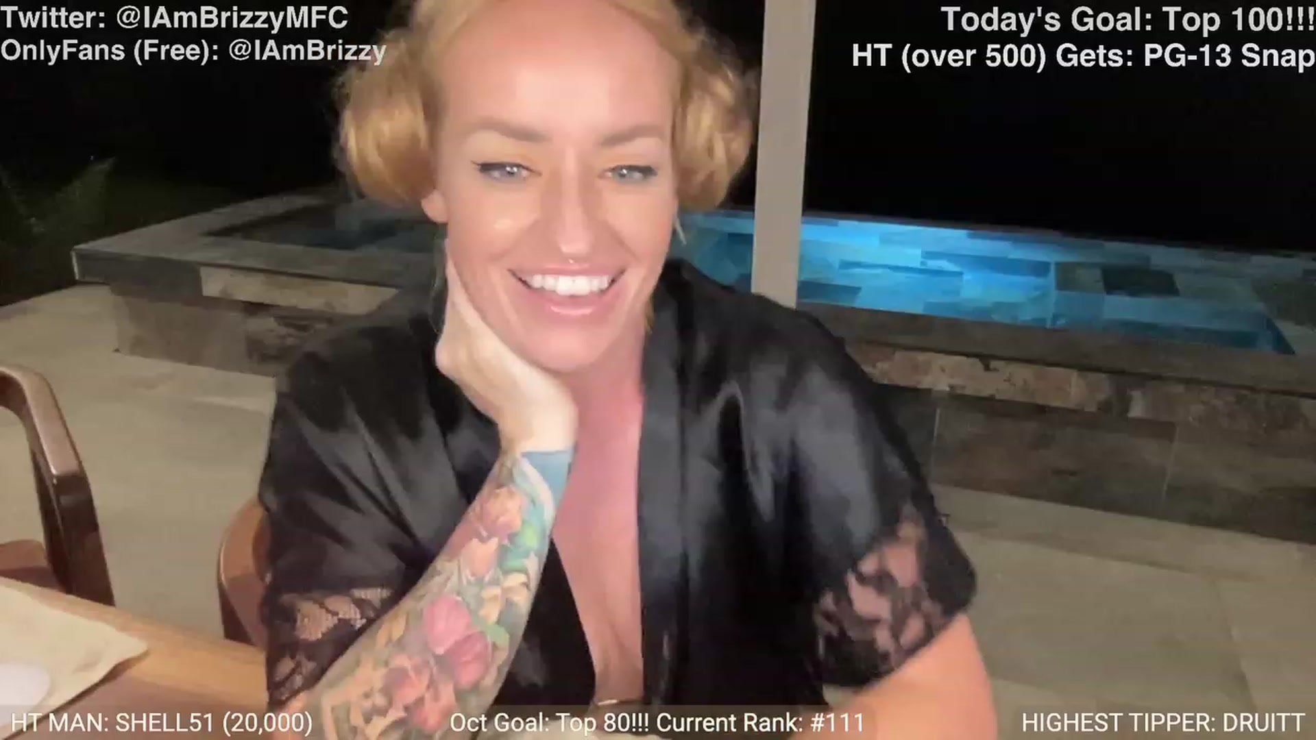 Gallery image thumbnail from Brizzy's myfreecams stream on, 10/26/2023, 04:44 image 13 of 20