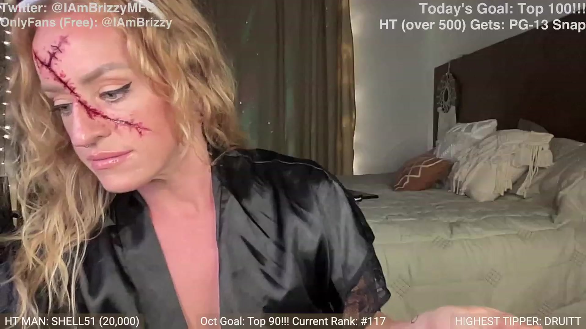 Gallery image thumbnail from Brizzy's myfreecams stream on, 10/27/2023, 03:25 image 16 of 20