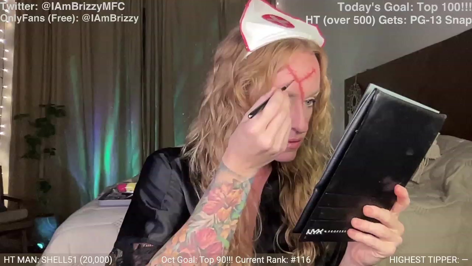 Gallery image thumbnail from Brizzy's myfreecams stream on, 10/27/2023, 03:25 image 2 of 20