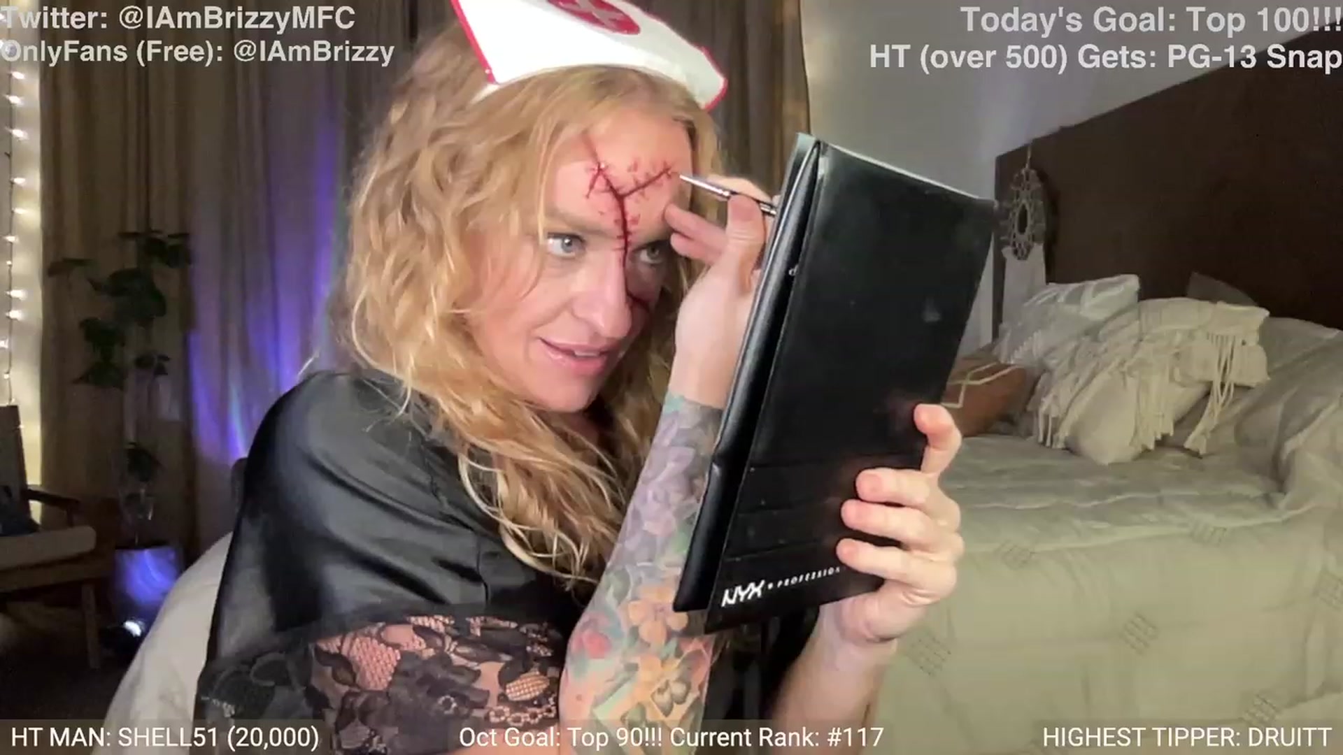 Gallery image thumbnail from Brizzy's myfreecams stream on, 10/27/2023, 03:25 image 13 of 20