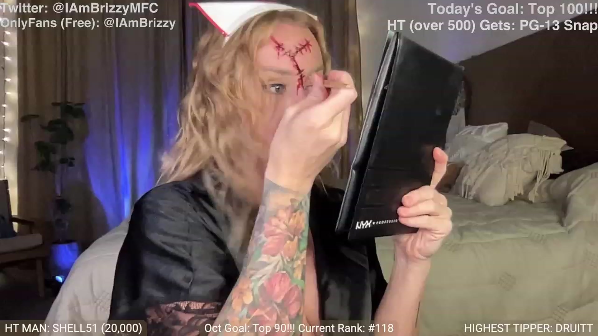 Gallery image thumbnail from Brizzy's myfreecams stream on, 10/27/2023, 04:39 image 4 of 20