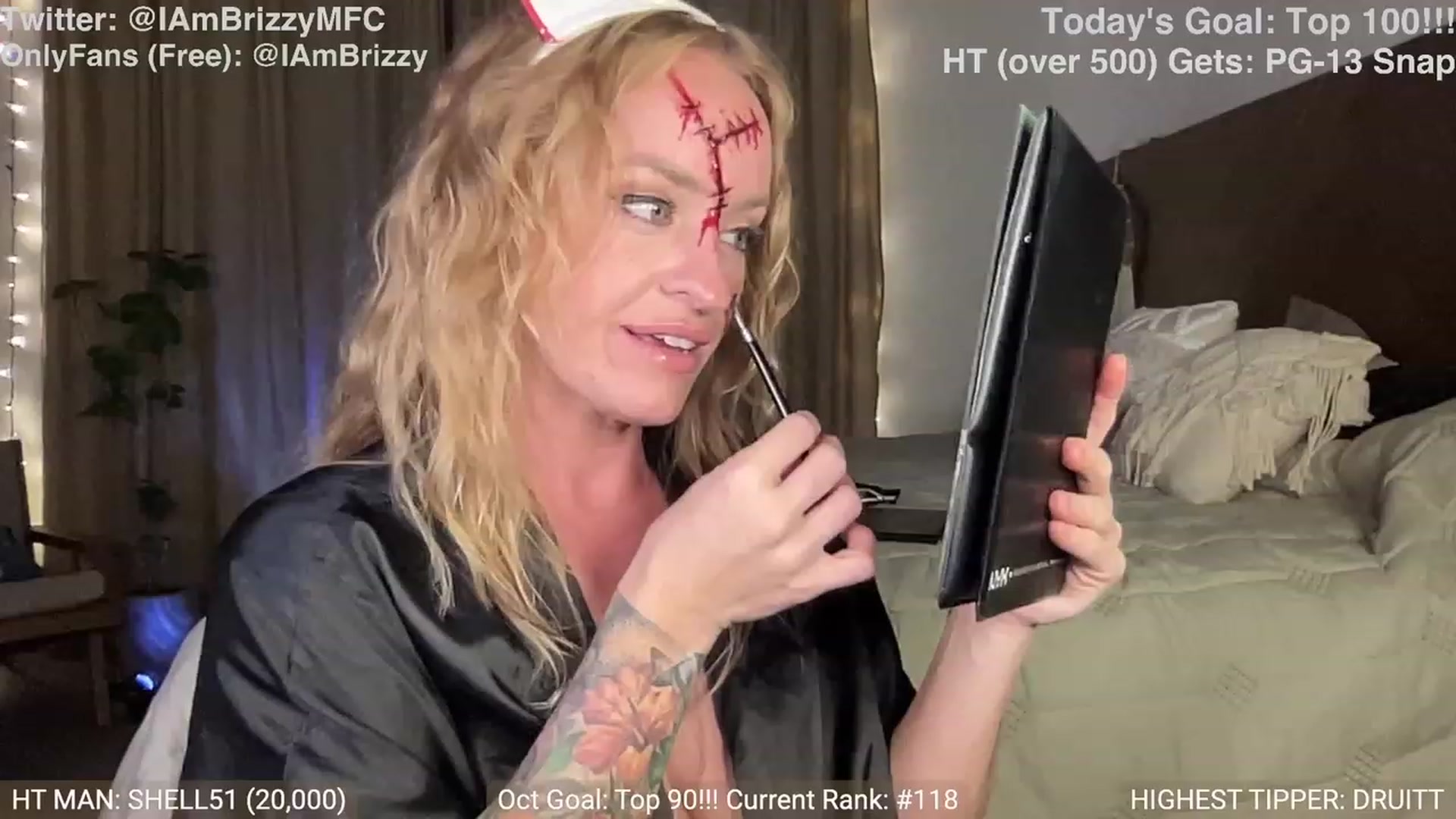 Gallery image thumbnail from Brizzy's myfreecams stream on, 10/27/2023, 04:39 image 3 of 20