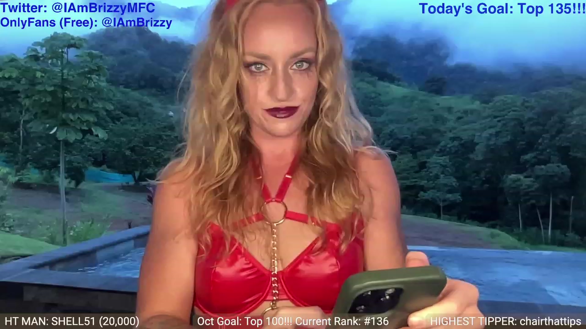 Gallery image thumbnail from Brizzy's myfreecams stream on, 10/29/2023, 23:20 image 9 of 20