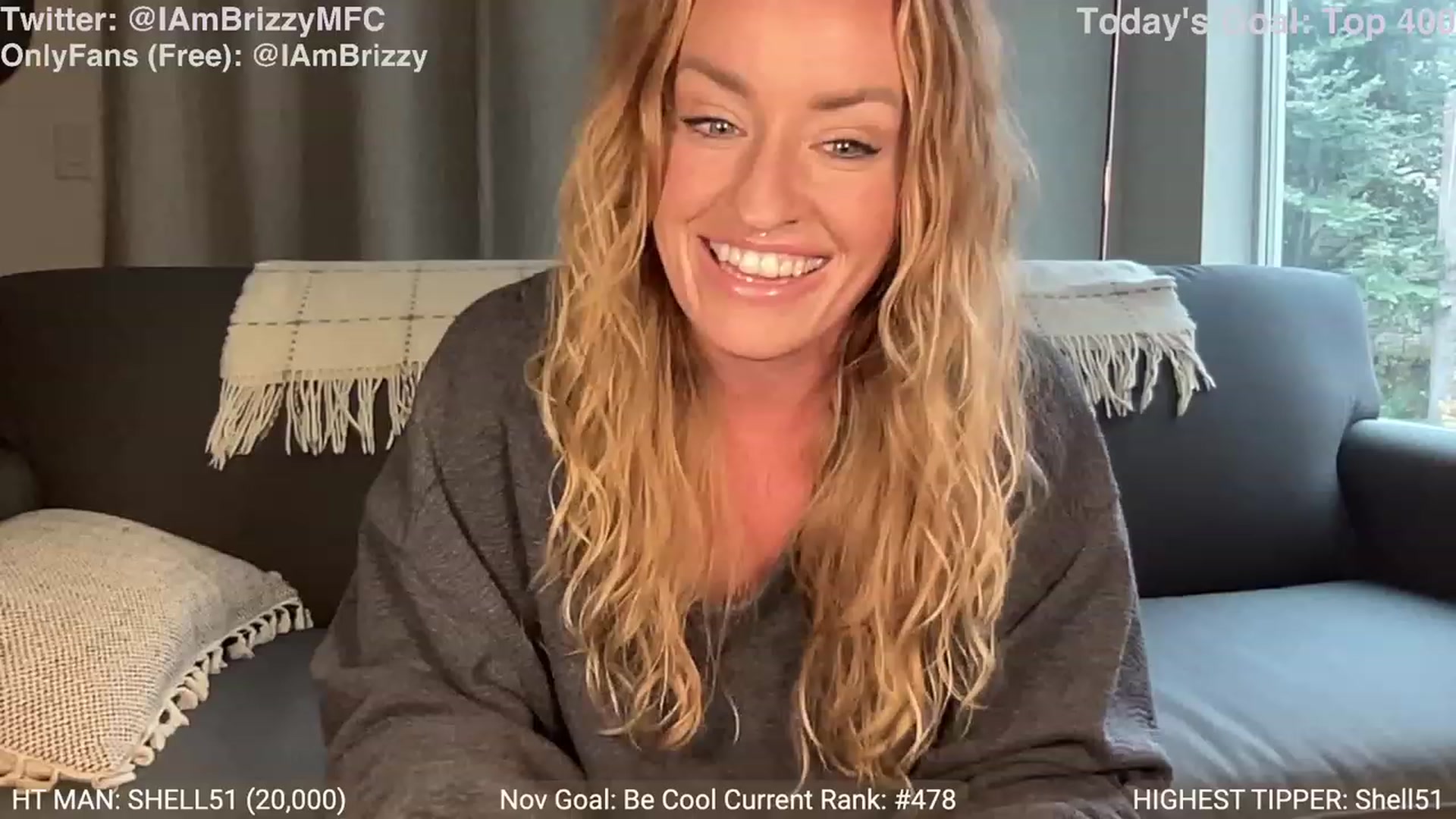 Gallery image thumbnail from Brizzy's myfreecams stream on, 11/07/2023, 23:56 image 1 of 20