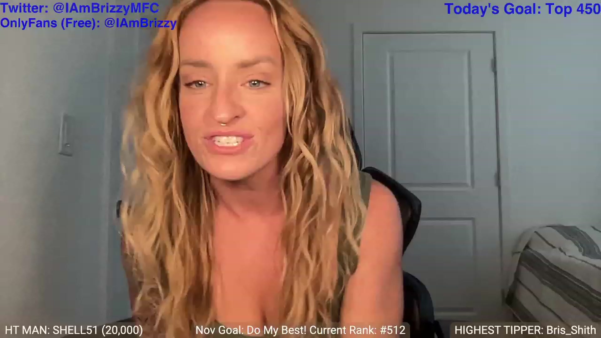 Gallery image thumbnail from Brizzy's myfreecams stream on, 11/20/2023, 24:24 image 10 of 20
