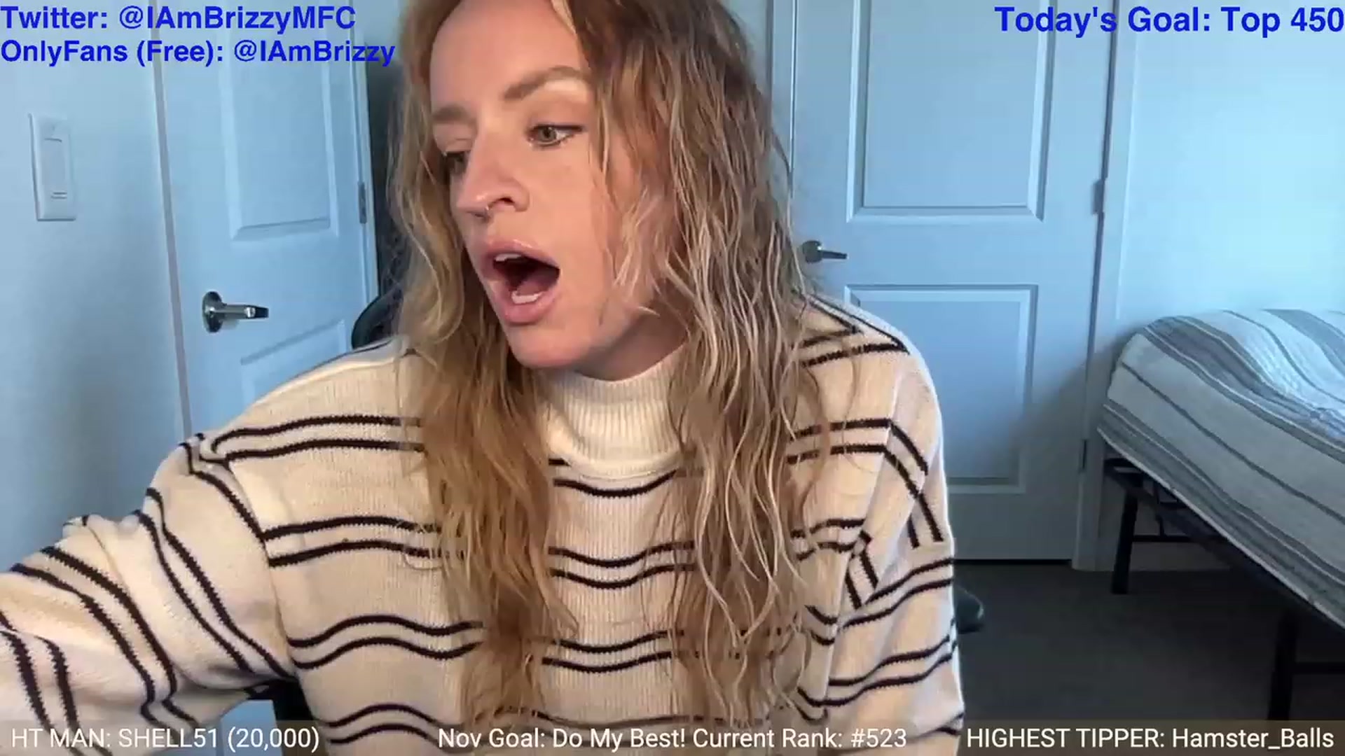 Gallery image thumbnail from Brizzy's myfreecams stream on, 11/21/2023, 23:07 image 4 of 20