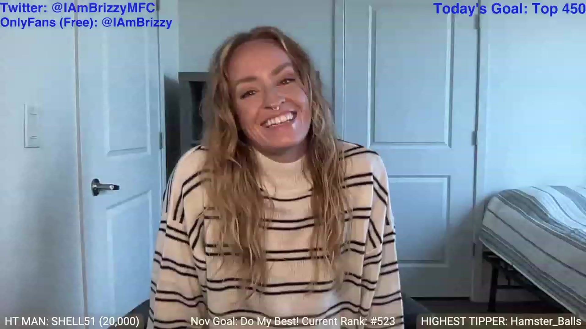 Gallery image thumbnail from Brizzy's myfreecams stream on, 11/21/2023, 23:07 image 16 of 20