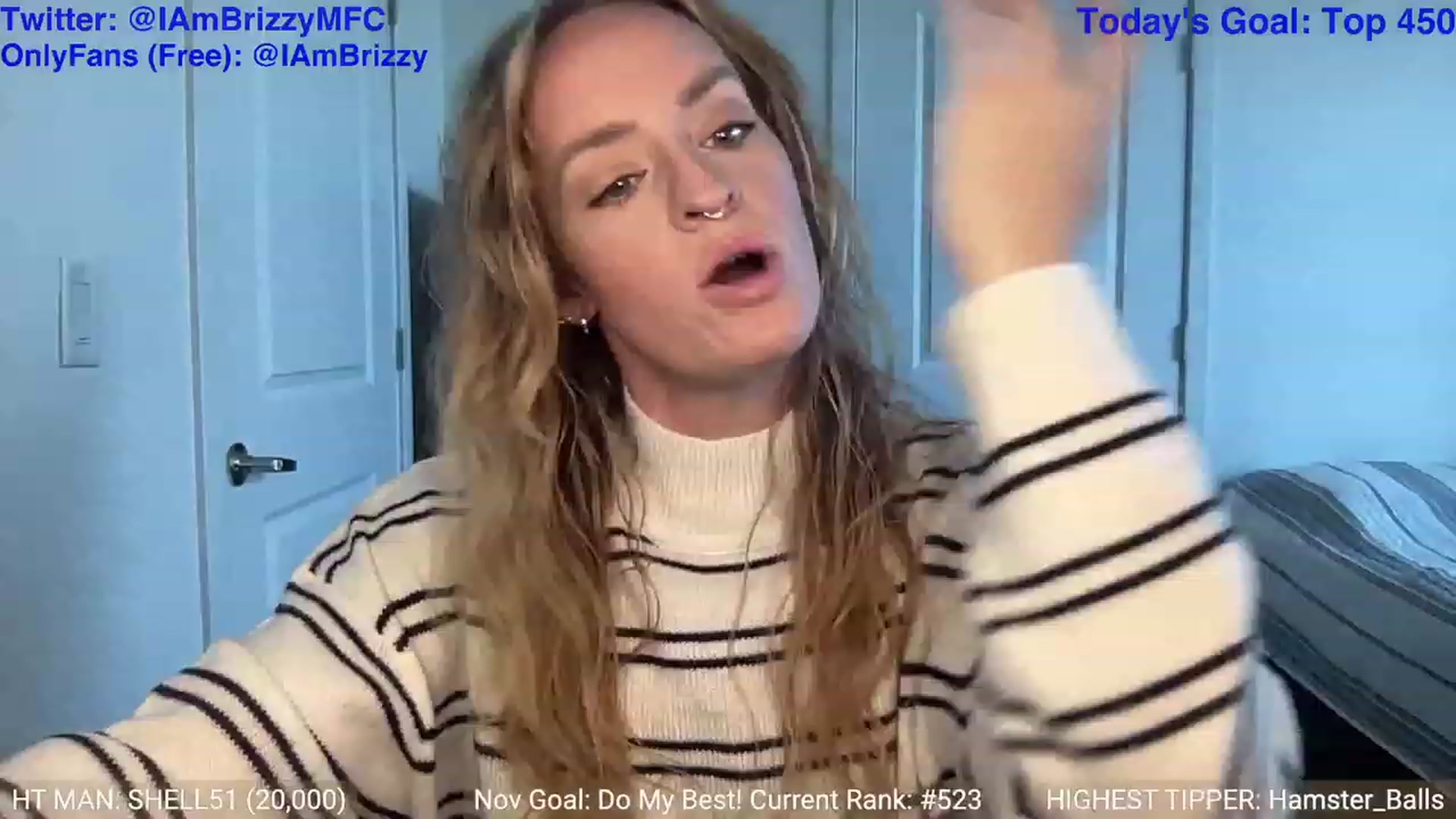 Gallery image thumbnail from Brizzy's myfreecams stream on, 11/21/2023, 23:07 image 15 of 20