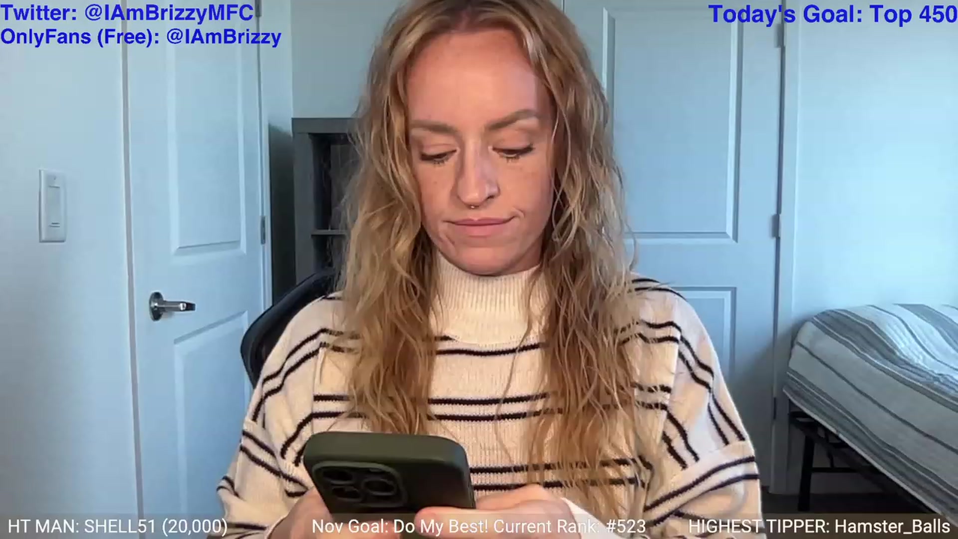Gallery image thumbnail from Brizzy's myfreecams stream on, 11/21/2023, 23:07 image 14 of 20