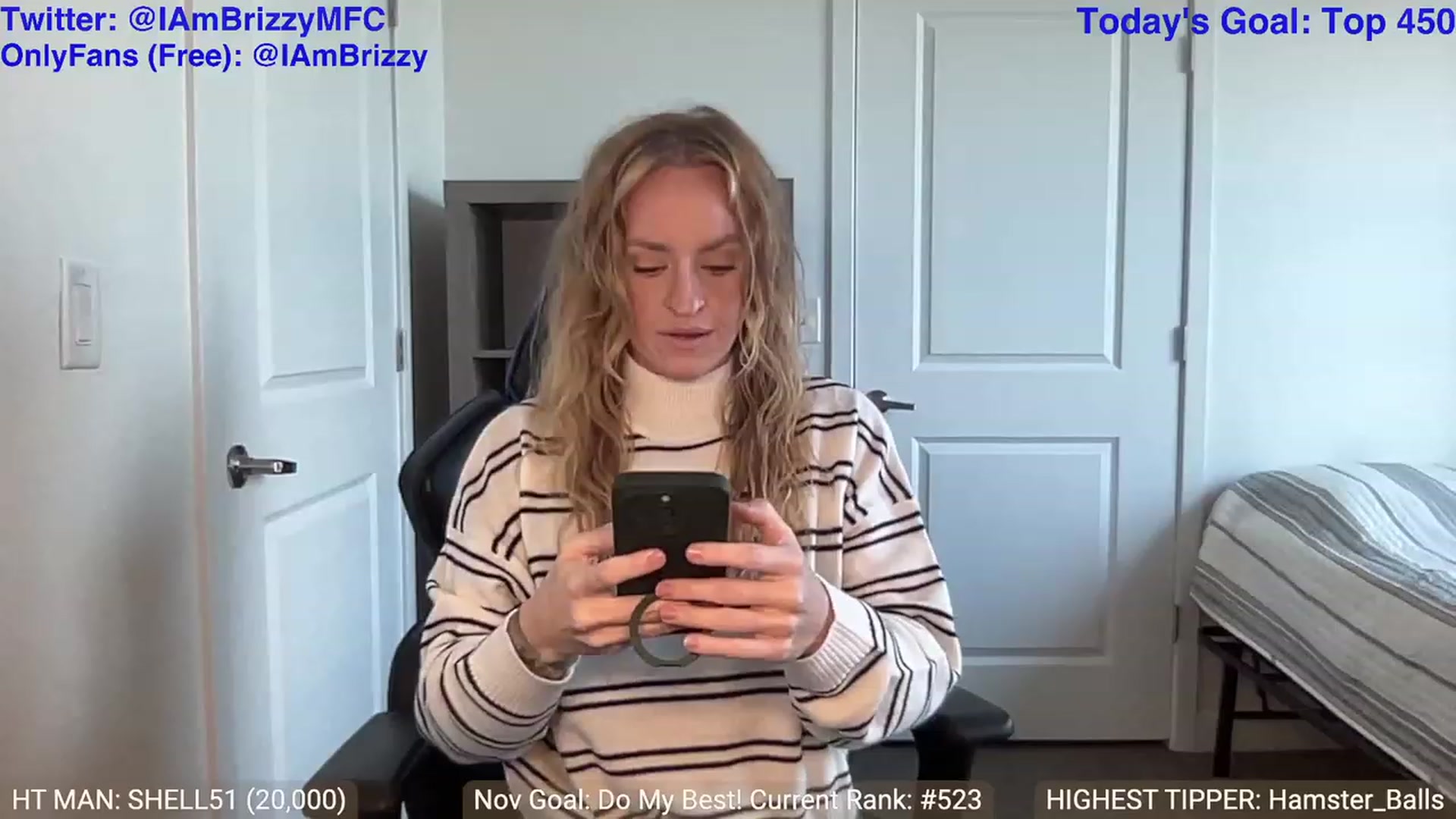 Gallery image thumbnail from Brizzy's myfreecams stream on, 11/21/2023, 23:07 image 11 of 20