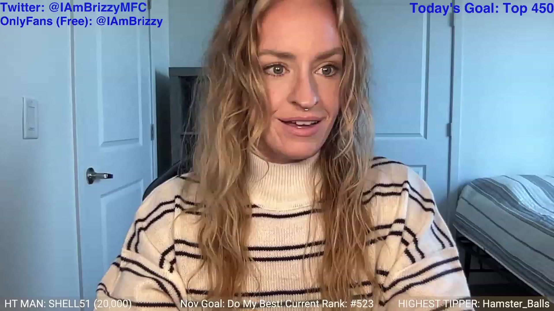 Gallery image thumbnail from Brizzy's myfreecams stream on, 11/21/2023, 23:07 image 12 of 20