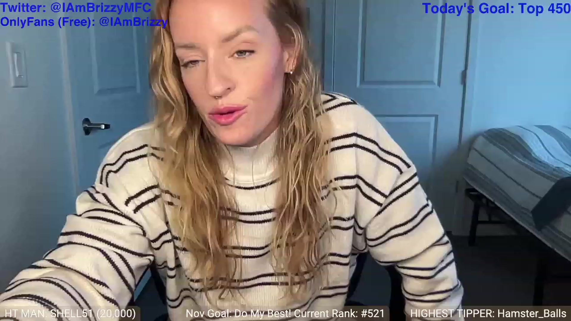 Gallery image thumbnail from Brizzy's myfreecams stream on, 11/22/2023, 24:02 image 17 of 20
