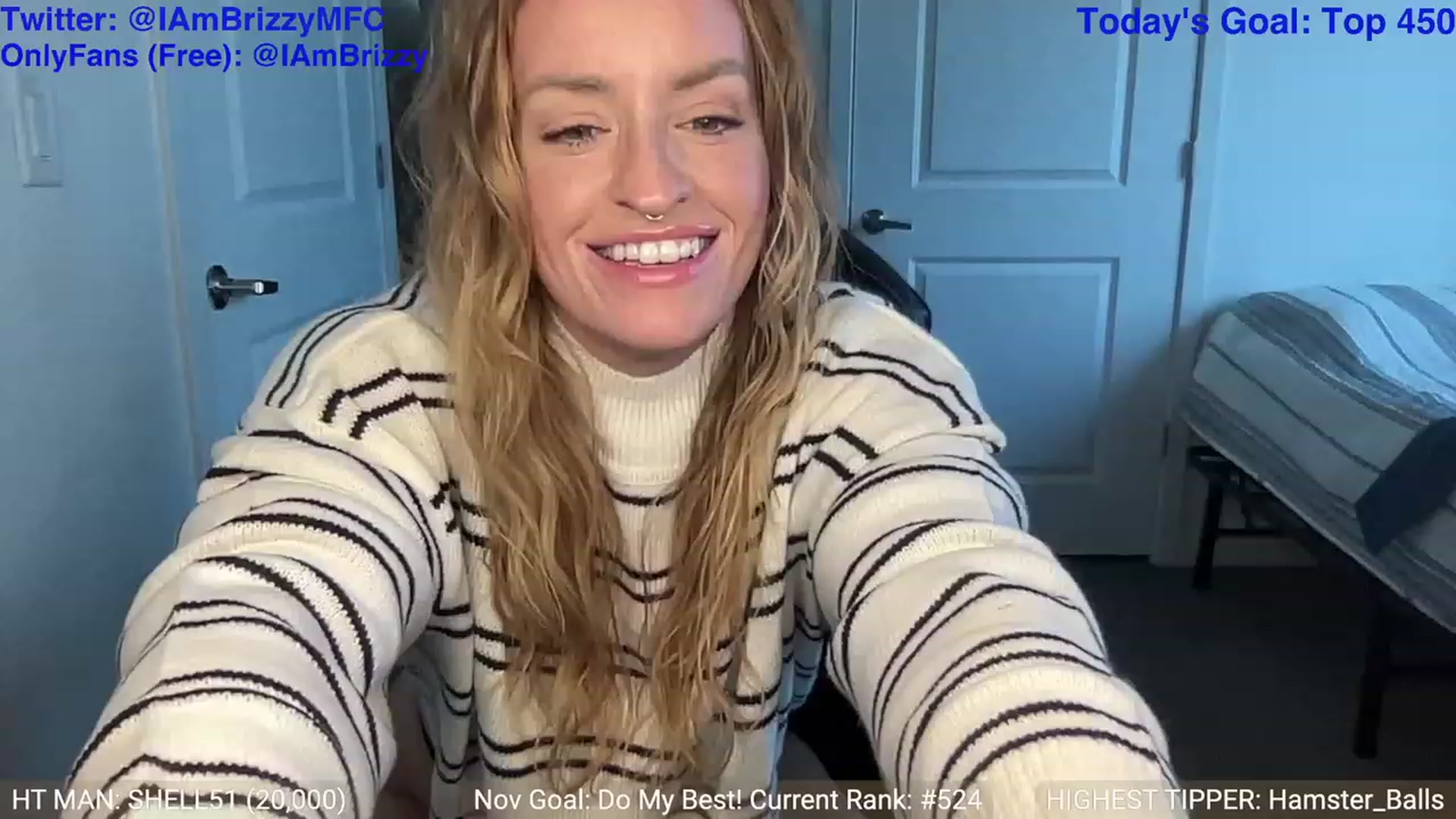 Gallery image thumbnail from Brizzy's myfreecams stream on, 11/22/2023, 24:02 image 12 of 20