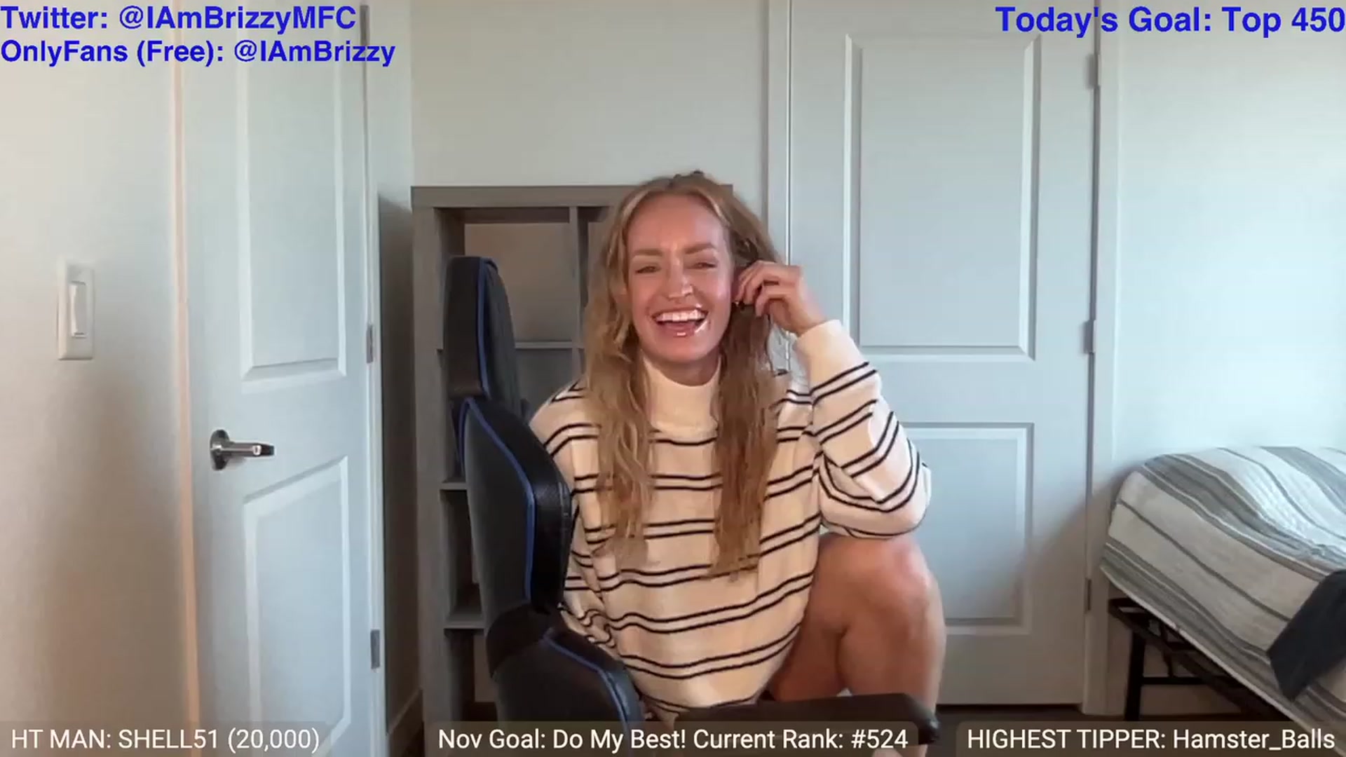 Gallery image thumbnail from Brizzy's myfreecams stream on, 11/22/2023, 24:02 image 8 of 20