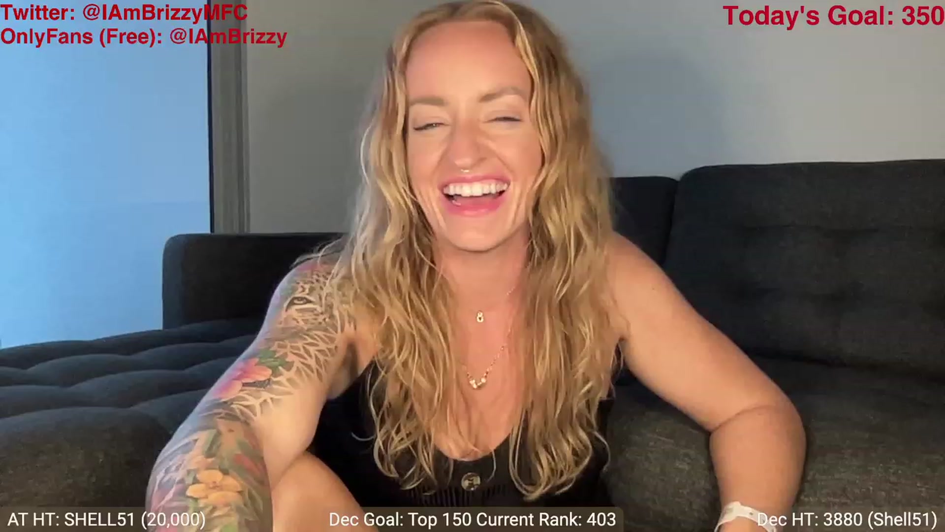 Gallery image thumbnail from Brizzy's myfreecams stream on, 12/10/2023, 23:15 image 12 of 20