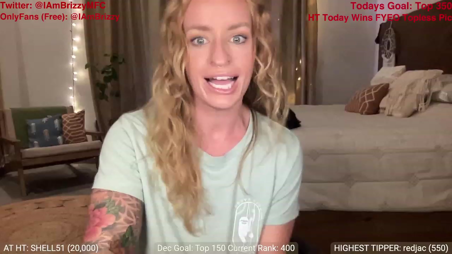 Gallery image thumbnail from Brizzy's myfreecams stream on, 12/16/2023, 24:00 image 2 of 20