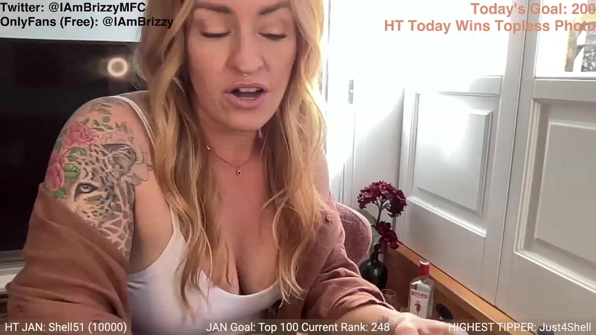 Gallery image thumbnail from Brizzy's myfreecams stream on, 01/07/2024, 11:56 image 16 of 20