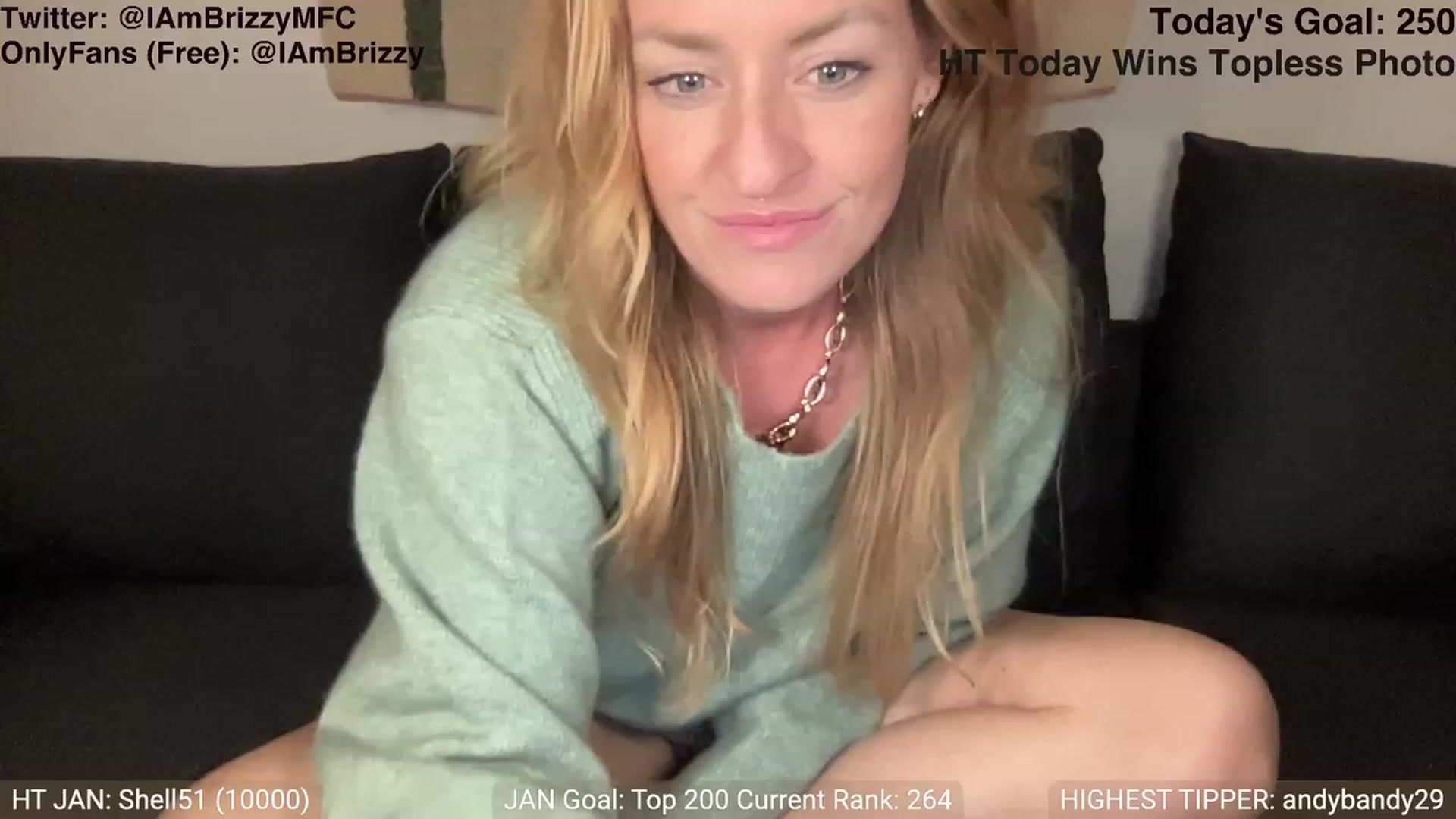 Gallery image thumbnail from Brizzy's myfreecams stream on, 01/09/2024, 19:18 image 18 of 20