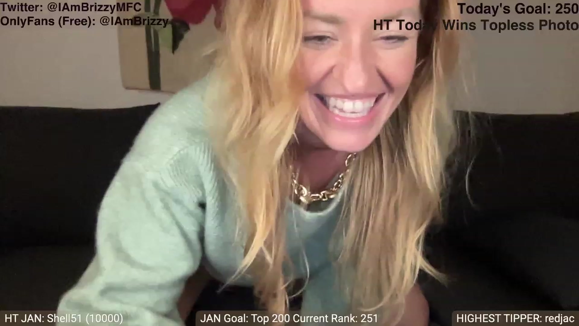Gallery image thumbnail from Brizzy's myfreecams stream on, 01/09/2024, 20:42 image 11 of 20