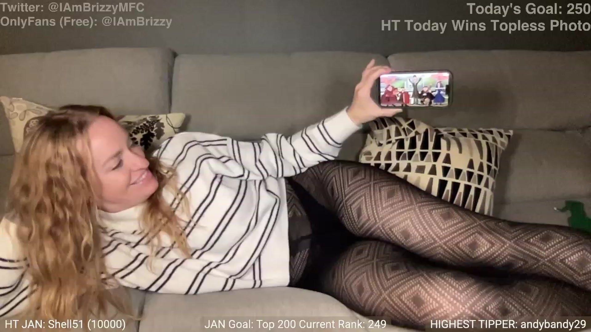 Gallery image thumbnail from Brizzy's myfreecams stream on, 01/10/2024, 20:17 image 15 of 20