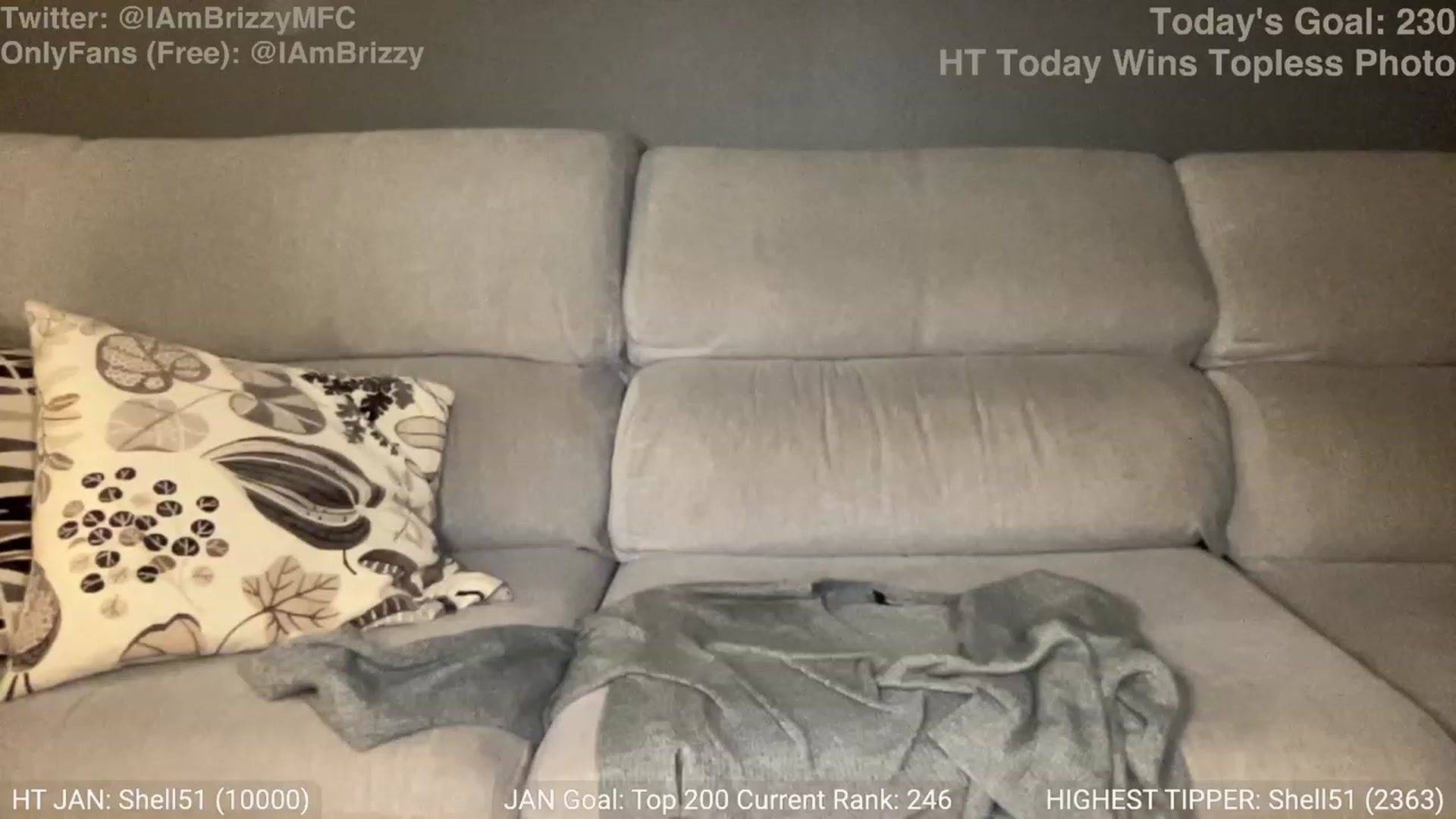 Gallery image thumbnail from Brizzy's myfreecams stream on, 01/11/2024, 20:58 image 13 of 20