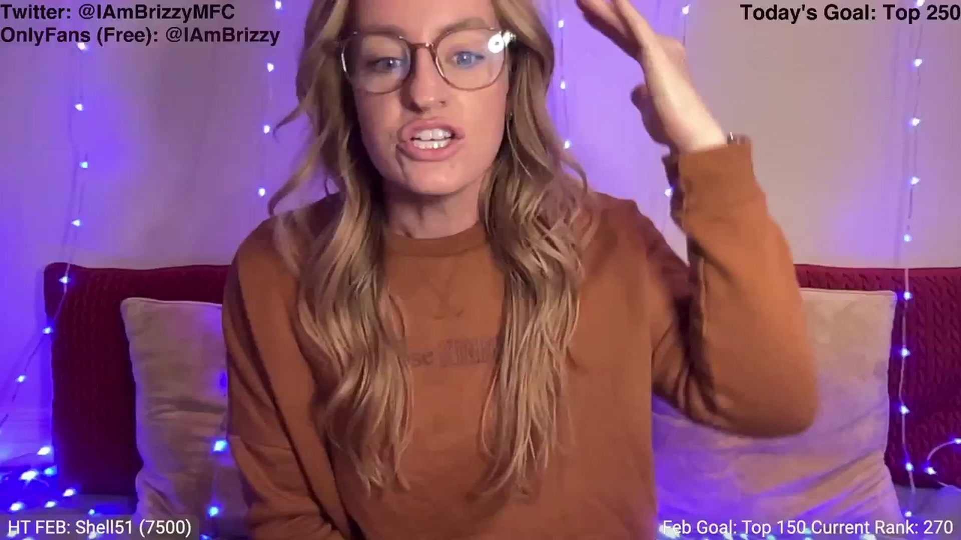 Gallery image thumbnail from Brizzy's myfreecams stream on, 02/12/2024, 17:30 image 13 of 20