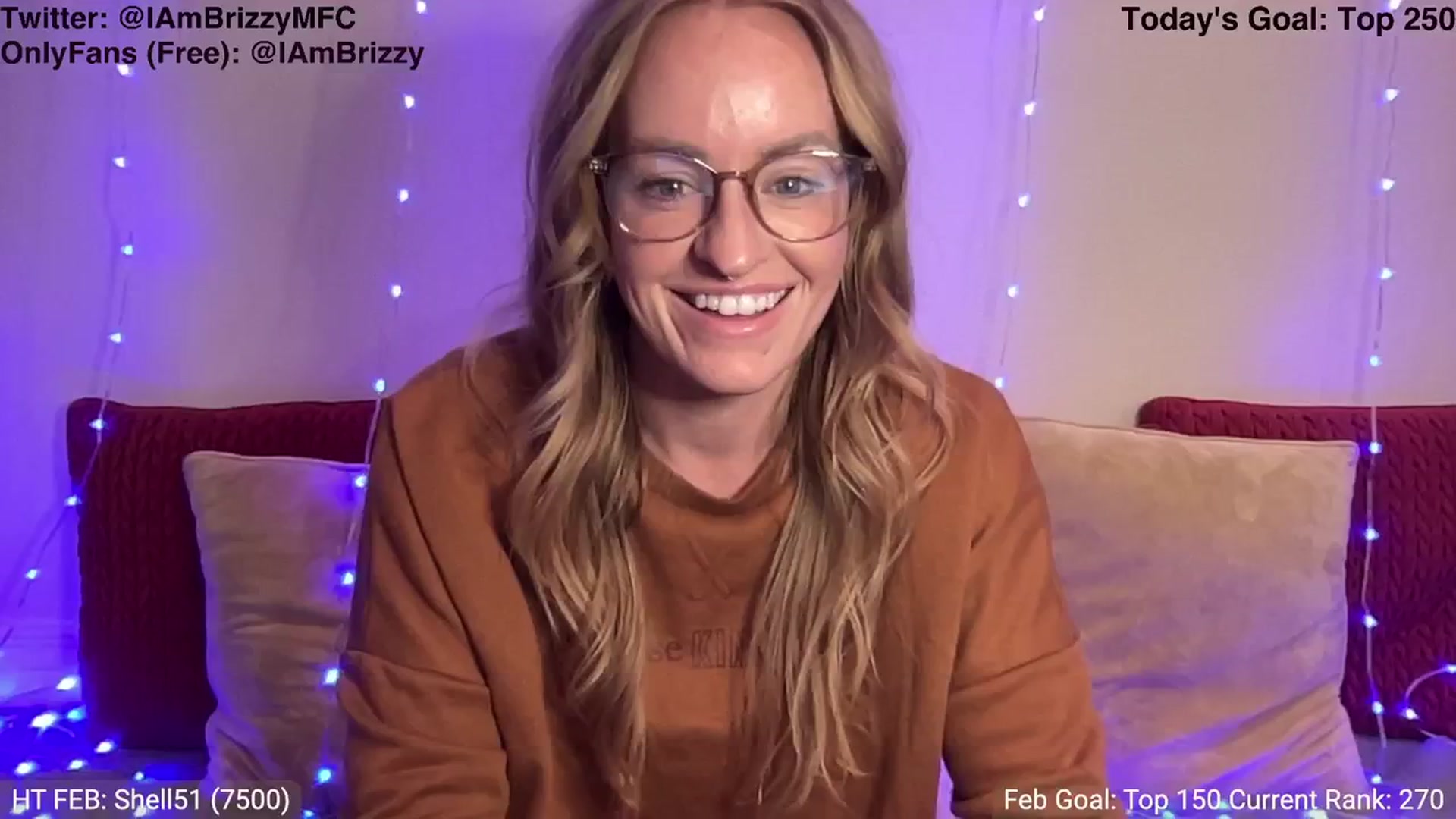 Gallery image thumbnail from Brizzy's myfreecams stream on, 02/12/2024, 17:30 image 10 of 20