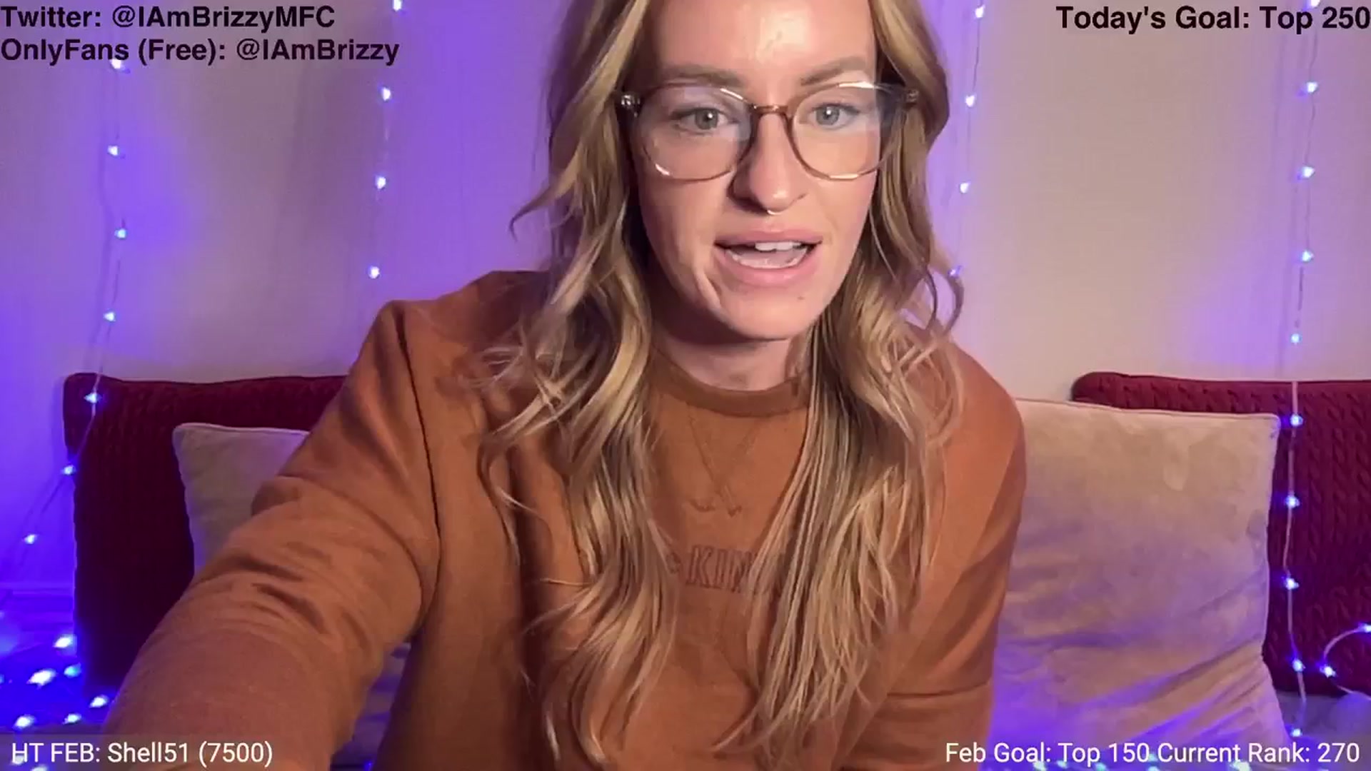Gallery image thumbnail from Brizzy's myfreecams stream on, 02/12/2024, 17:30 image 14 of 20