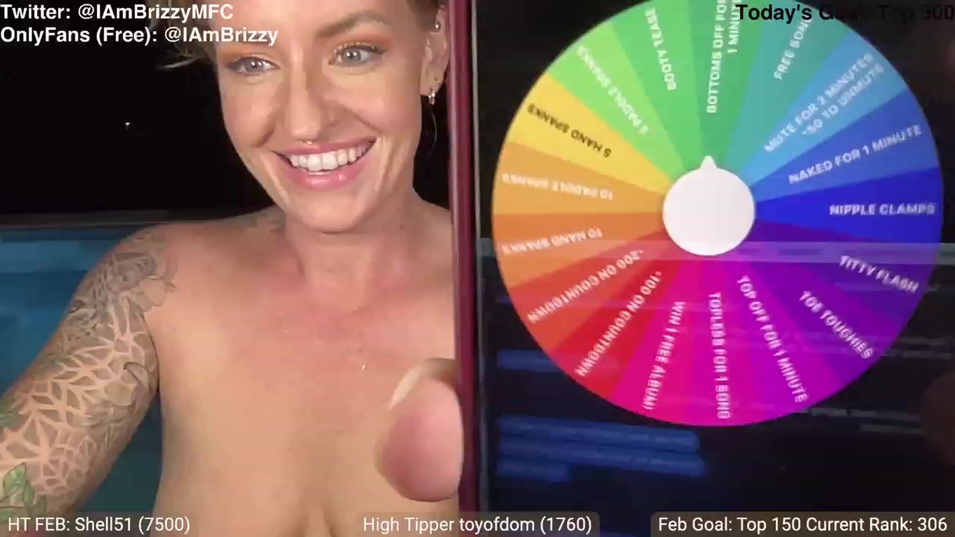 Gallery image thumbnail from Brizzy's myfreecams stream on, 02/17/2024, 01:33 image 12 of 20