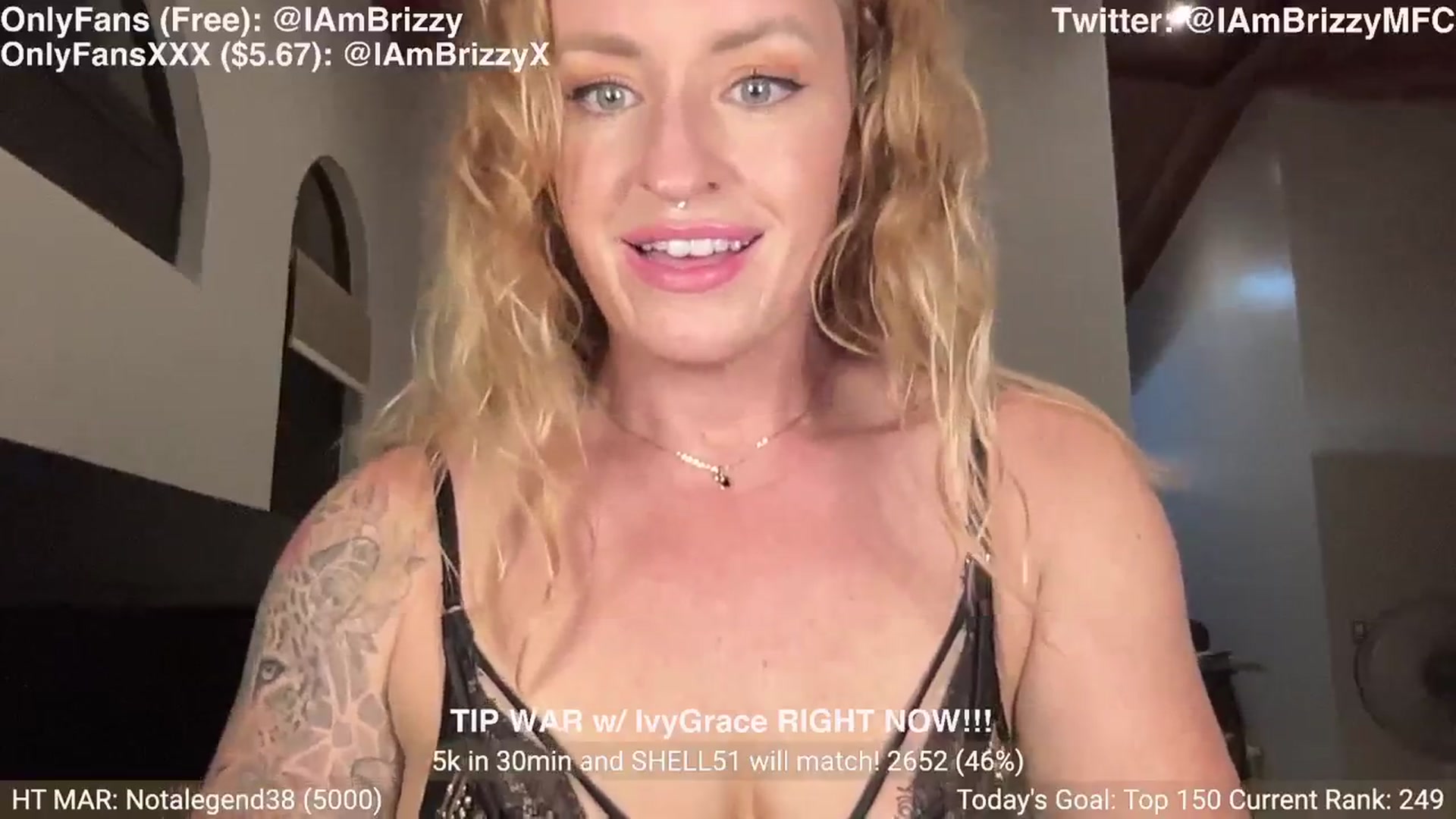 Gallery image thumbnail from Brizzy's myfreecams stream on, 03/17/2024, 03:25 image 7 of 20