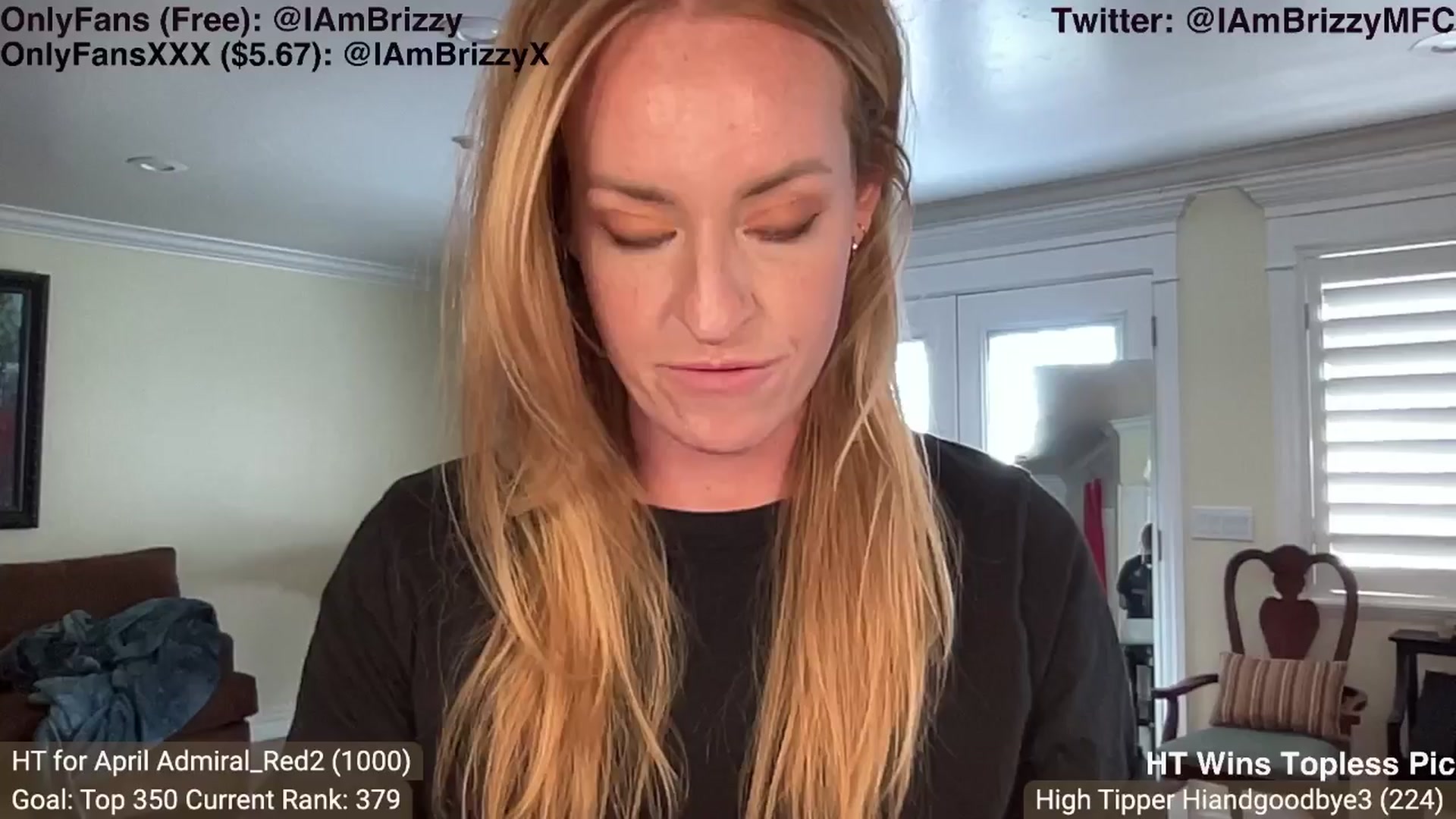 Gallery image thumbnail from Brizzy's myfreecams stream on, 04/12/2024, 20:25 image 12 of 20