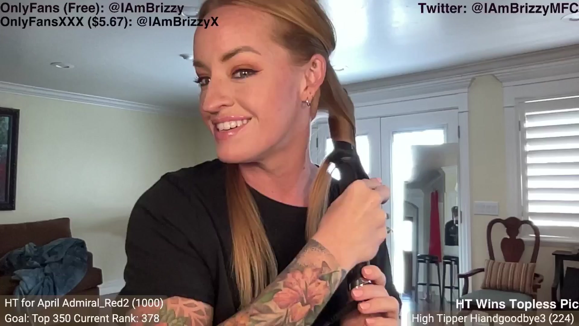 Gallery image thumbnail from Brizzy's myfreecams stream on, 04/12/2024, 20:25 image 17 of 20