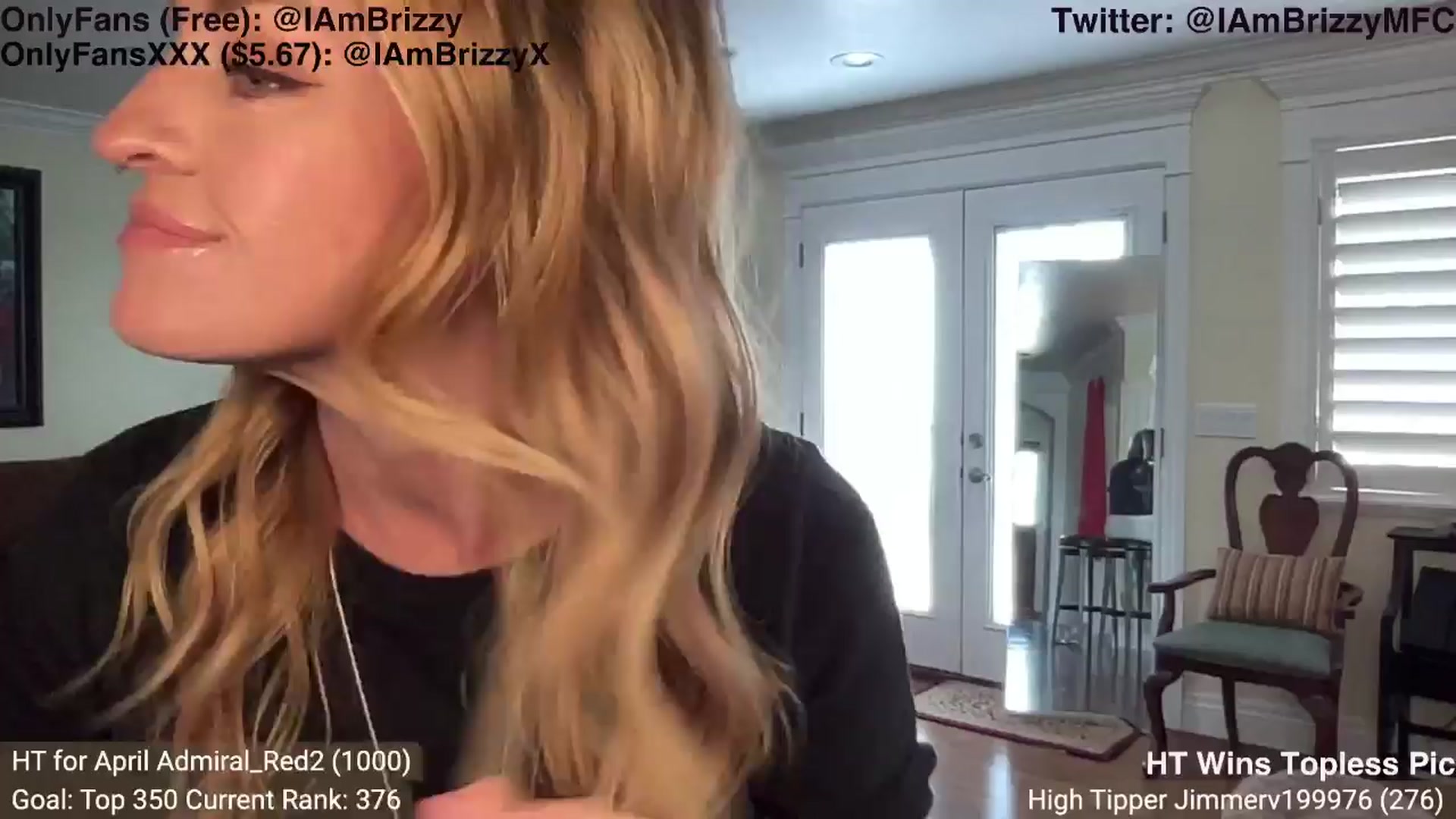 Gallery image thumbnail from Brizzy's myfreecams stream on, 04/12/2024, 21:51 image 1 of 20