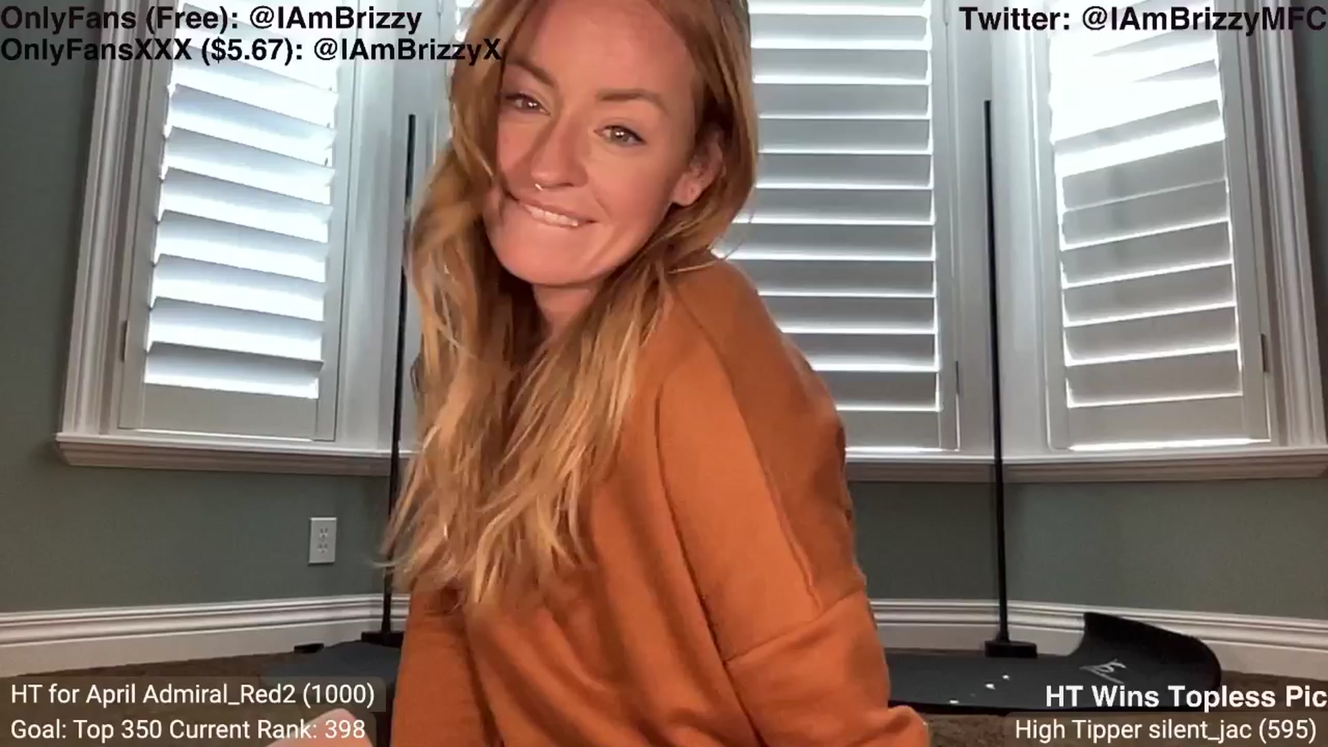 Gallery image thumbnail from Brizzy's myfreecams stream on, 04/13/2024, 17:17 image 16 of 20