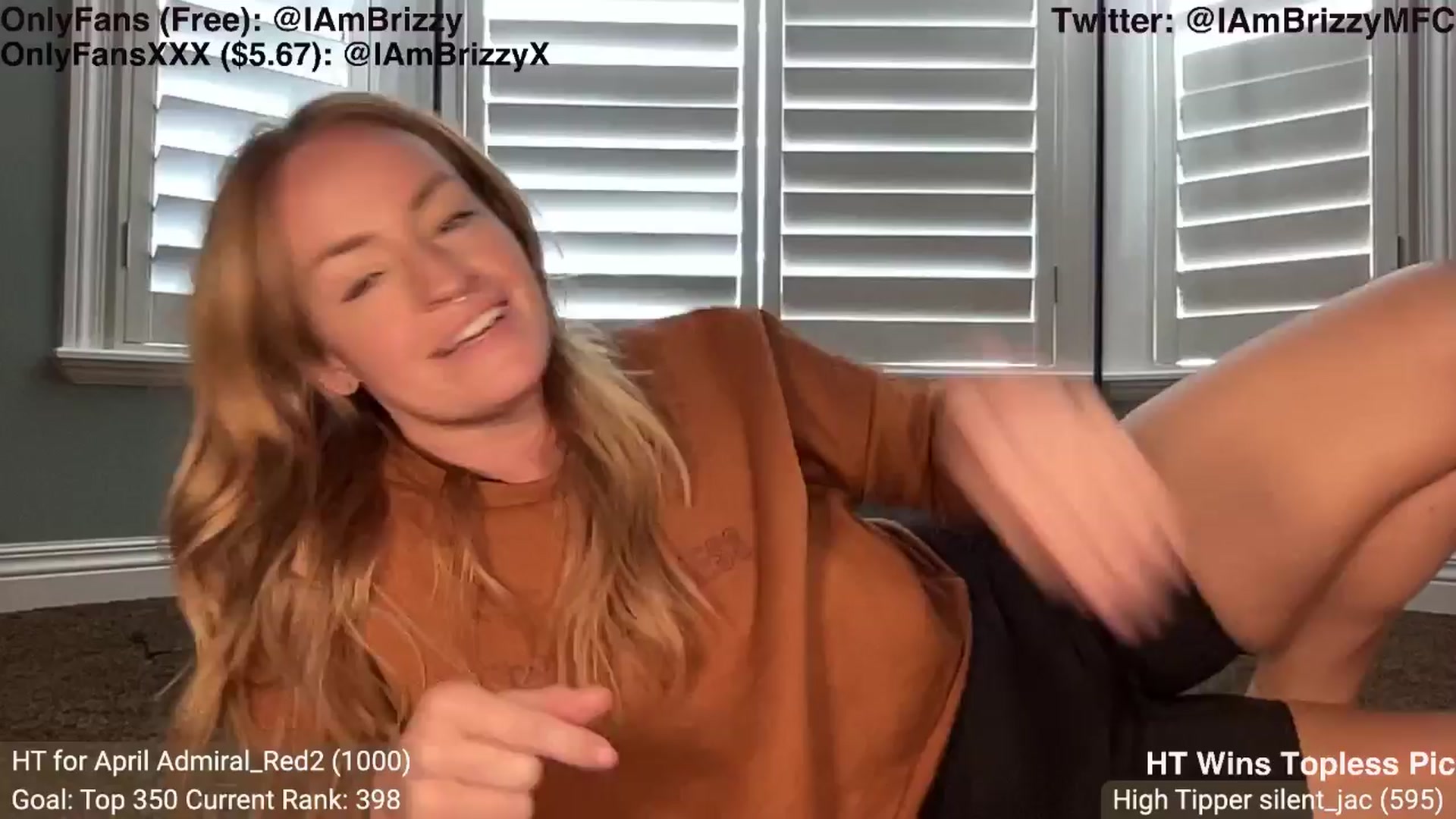 Gallery image thumbnail from Brizzy's myfreecams stream on, 04/13/2024, 17:17 image 19 of 20