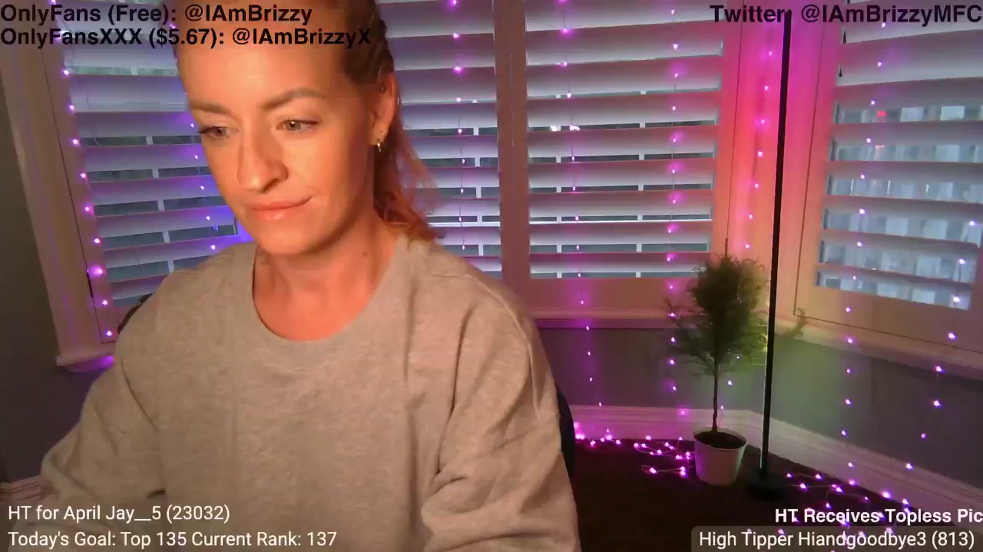 Gallery image thumbnail from Brizzy's myfreecams stream on, 04/30/2024, 24:12 image 2 of 20