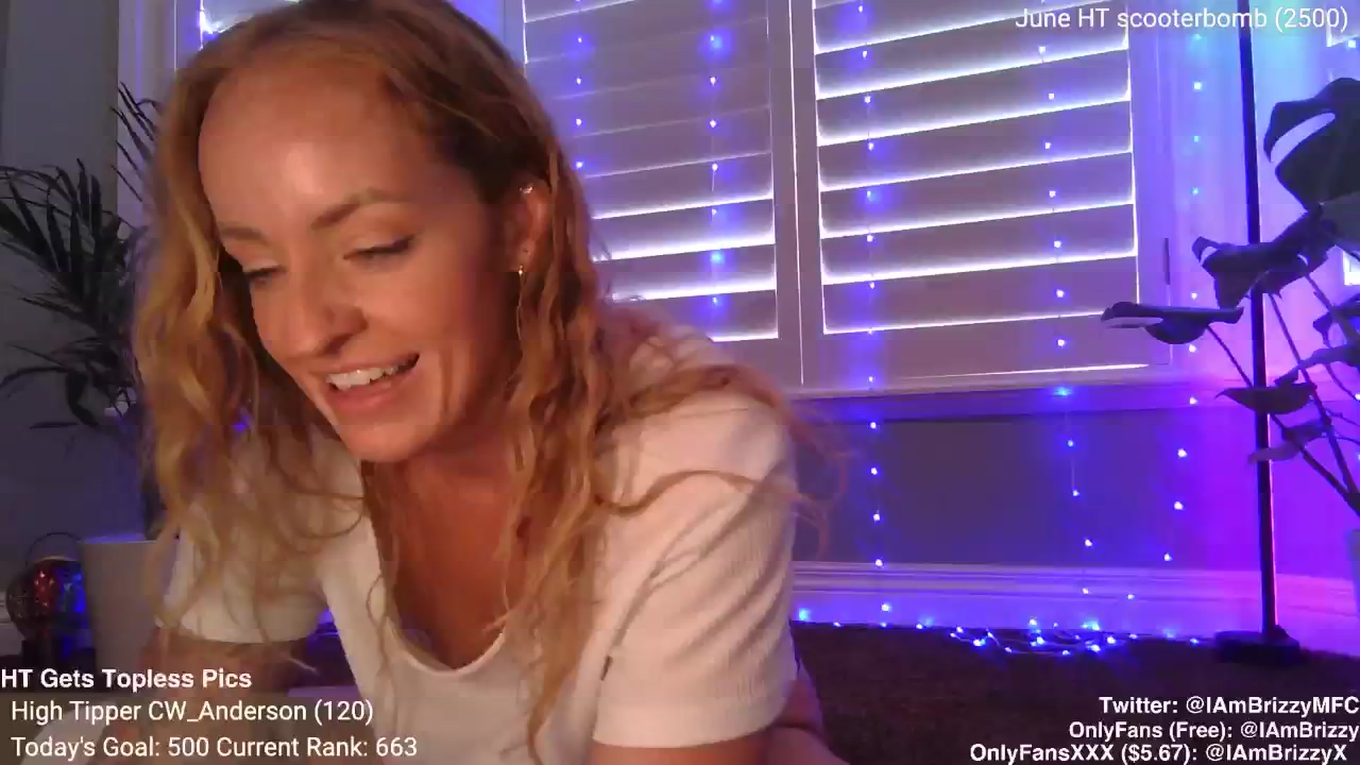 Gallery image thumbnail from Brizzy's myfreecams stream on, 06/02/2024, 17:27 image 19 of 20