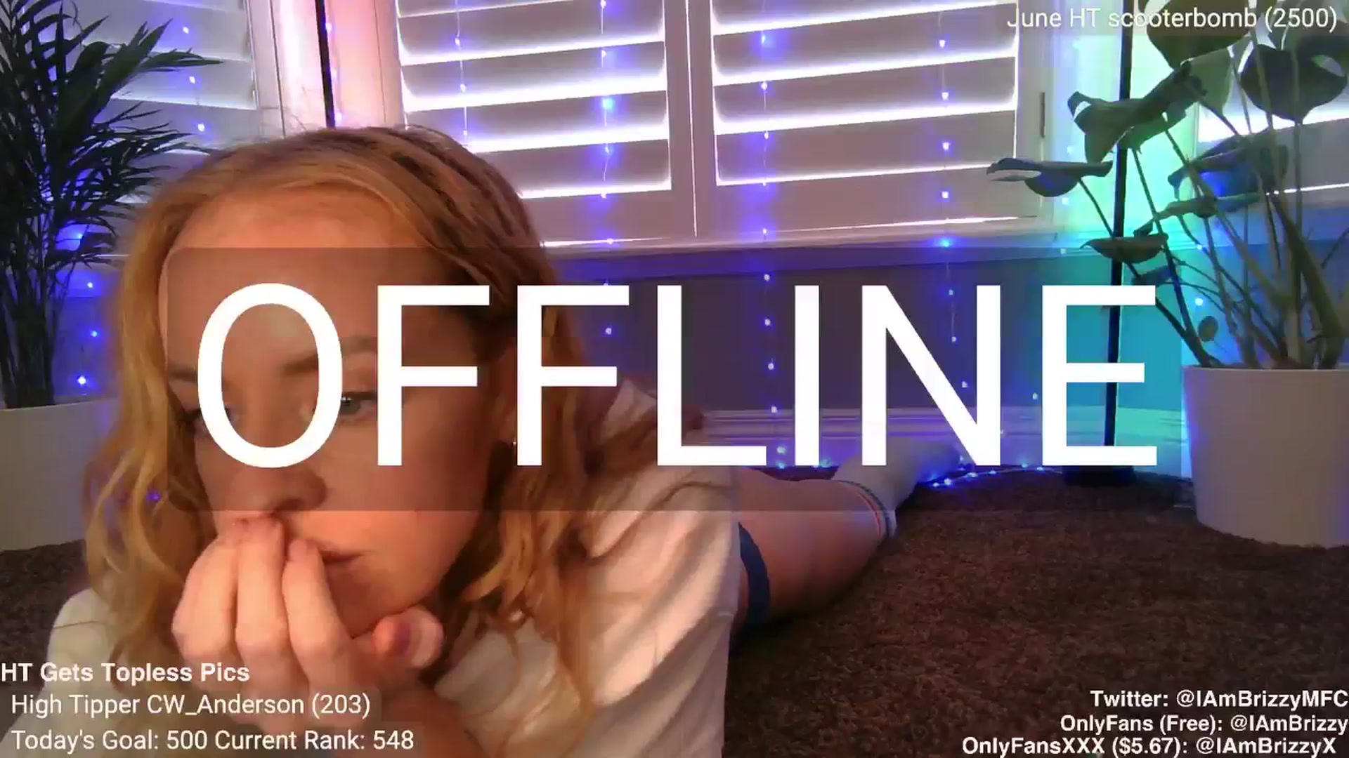 Gallery image thumbnail from Brizzy's myfreecams stream on, 06/02/2024, 18:01 image 18 of 20