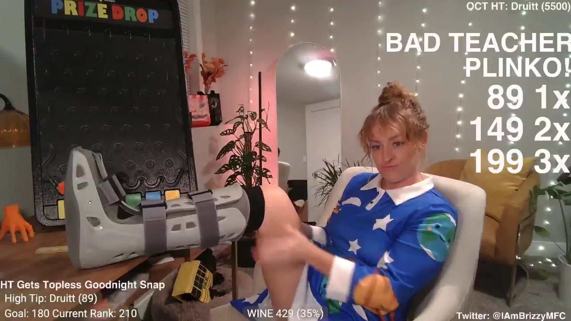 Gallery image thumbnail from Brizzy's myfreecams stream on, 10/04/2024, 01:54 image 1 of 20