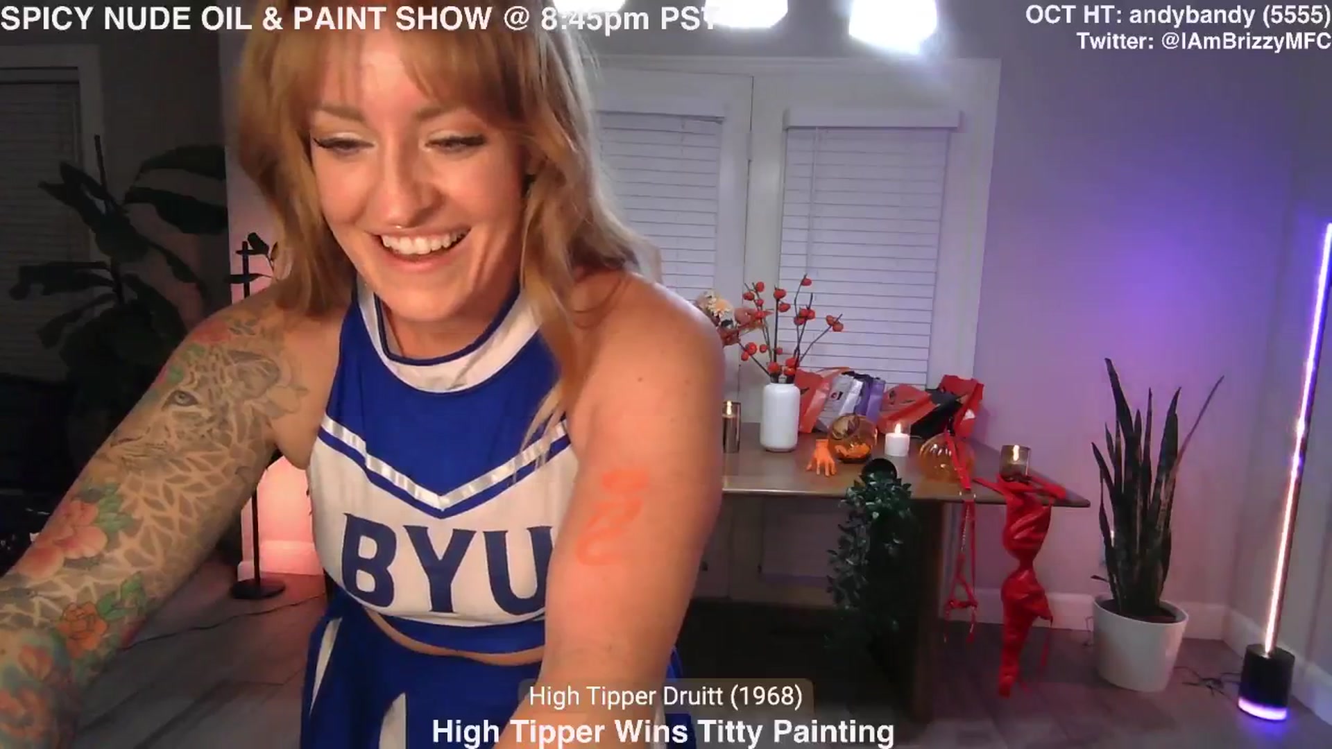 Gallery image thumbnail from Brizzy's myfreecams stream on, 10/26/2024, 04:00 image 2 of 20