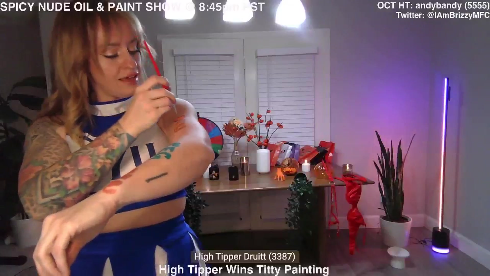 Gallery image thumbnail from Brizzy's myfreecams stream on, 10/26/2024, 04:00 image 6 of 20