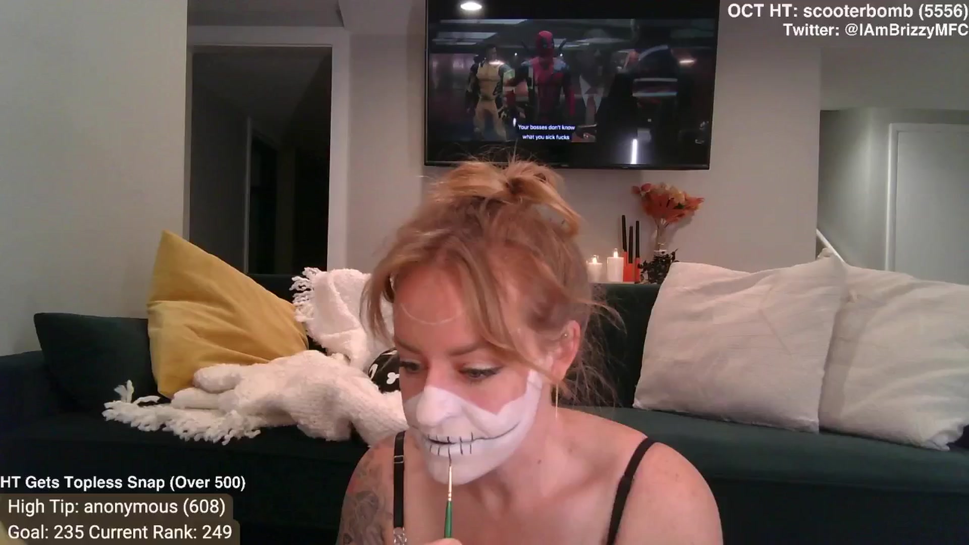 Gallery image thumbnail from Brizzy's myfreecams stream on, 10/27/2024, 19:27 image 6 of 20