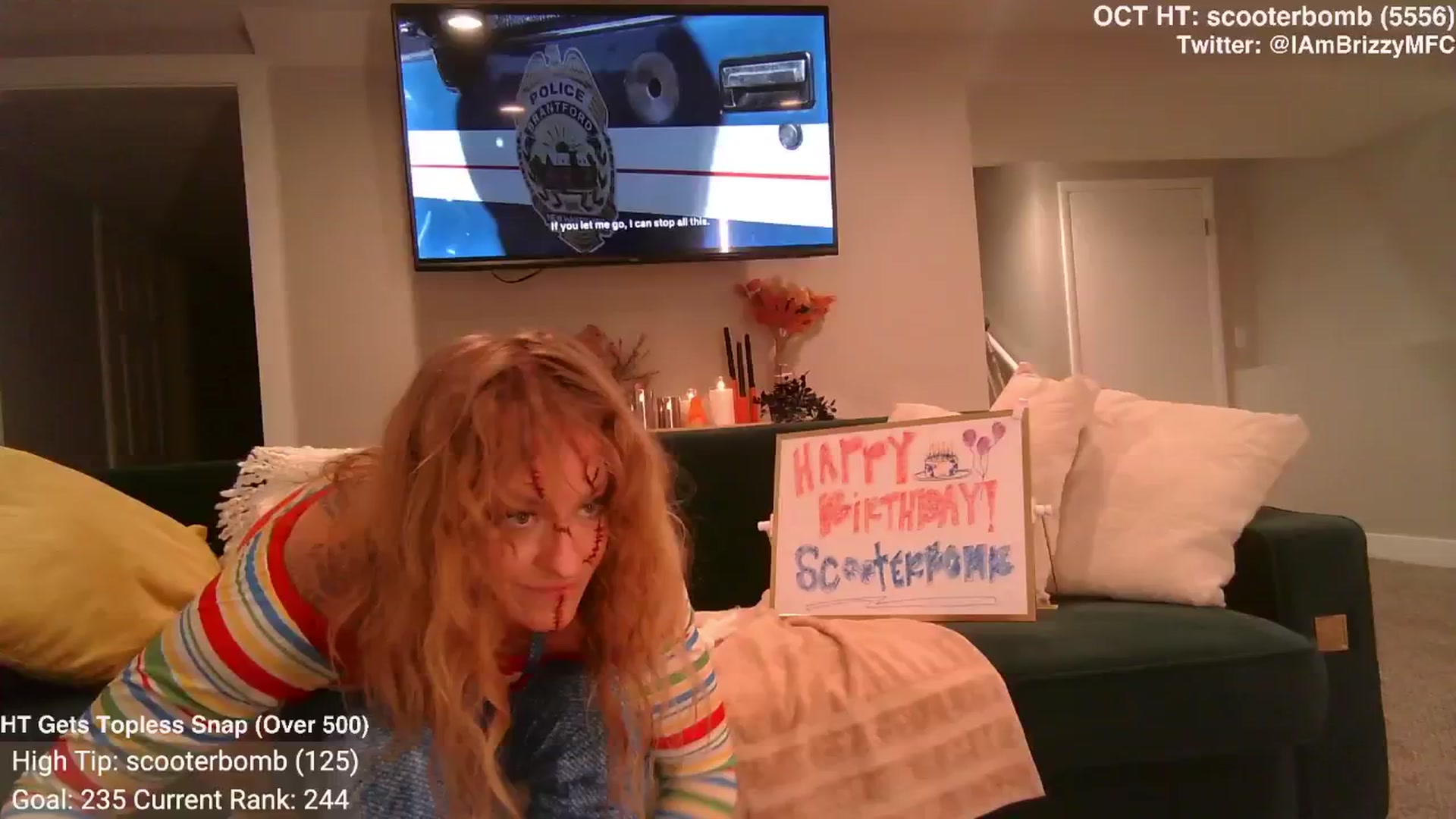 Gallery image thumbnail from Brizzy's myfreecams stream on, 10/30/2024, 03:22 image 15 of 20