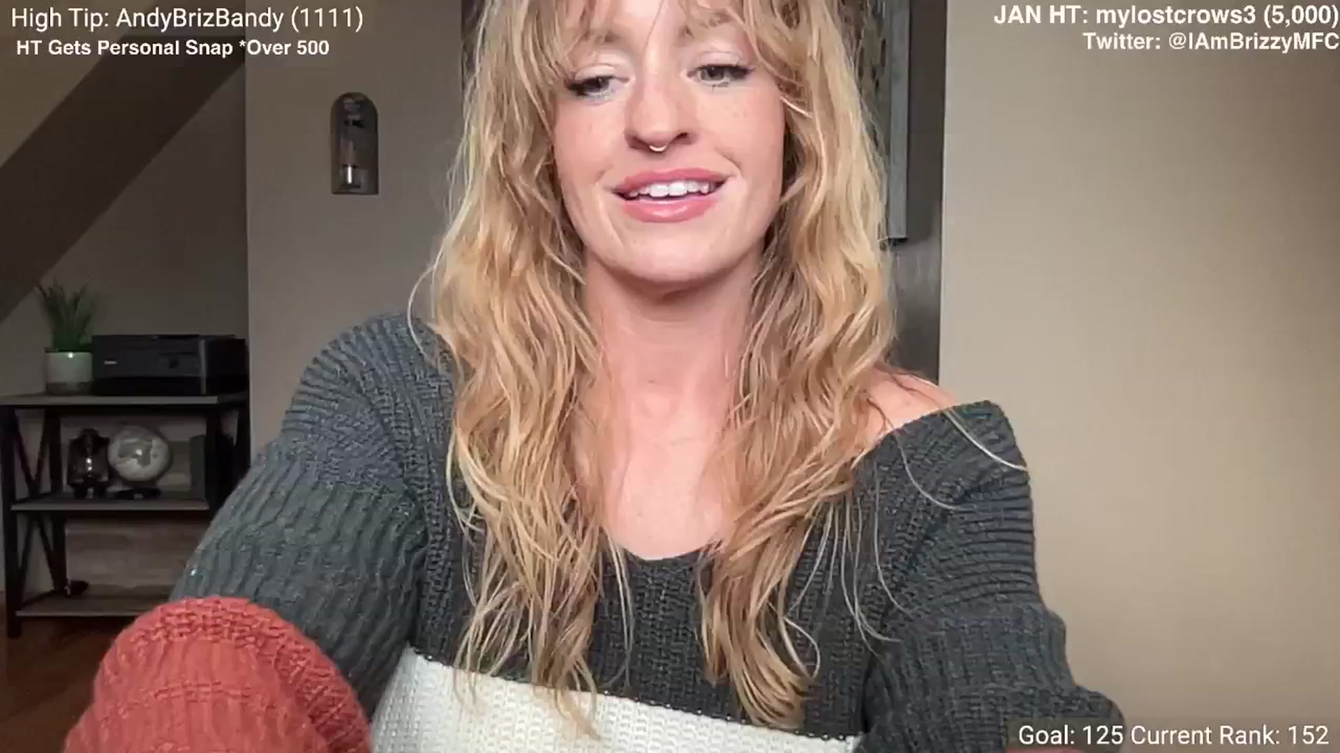 Gallery image thumbnail from Brizzy's myfreecams stream on, 01/19/2025, 22:37 image 20 of 20