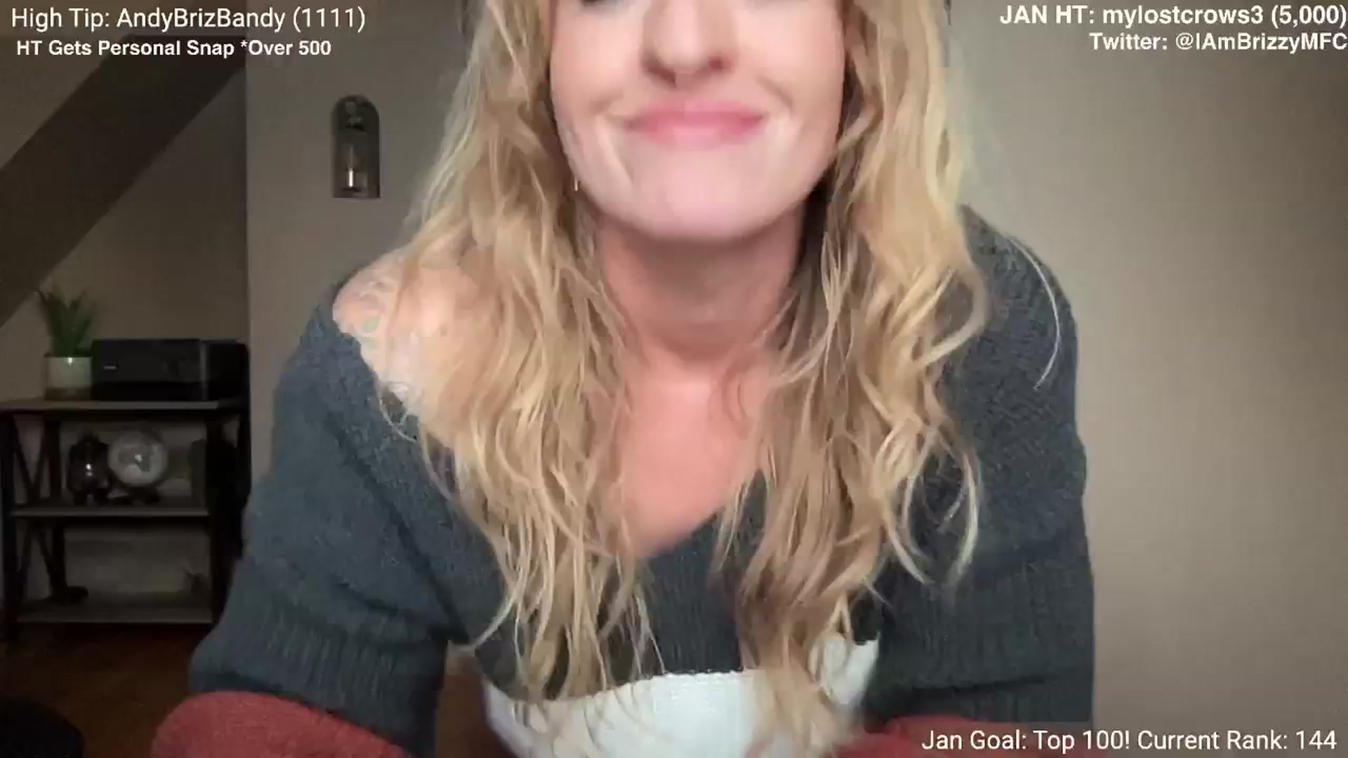 Gallery image thumbnail from Brizzy's myfreecams stream on, 01/20/2025, 24:02 image 8 of 20
