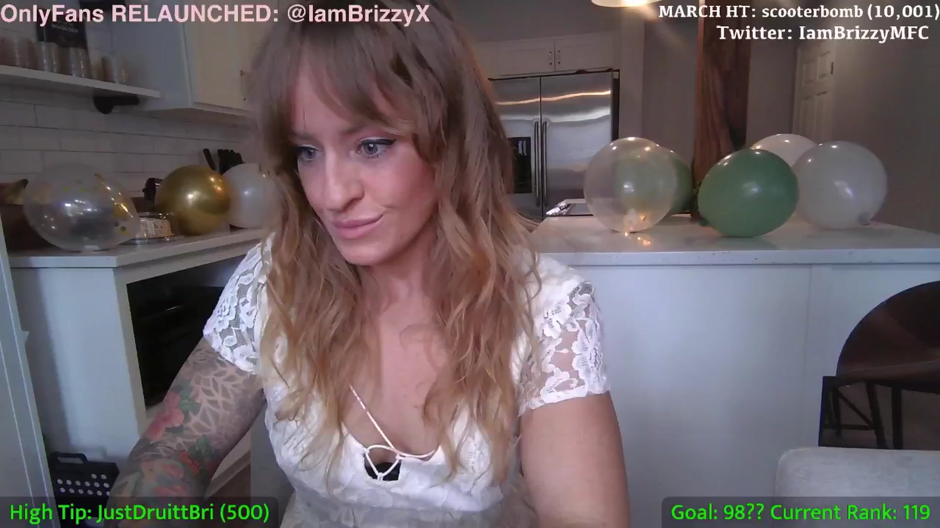 Gallery image thumbnail from Brizzy's myfreecams stream on, 03/22/2025, 18:39 image 2 of 20
